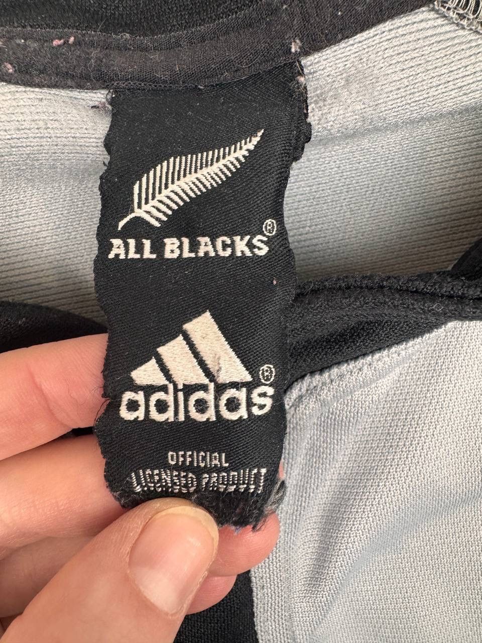 Adidas Adidas New Zeeland All Blacks Rugby Training Jersey Grey Size US L / EU 52-54 / 3 - 5 Thumbnail