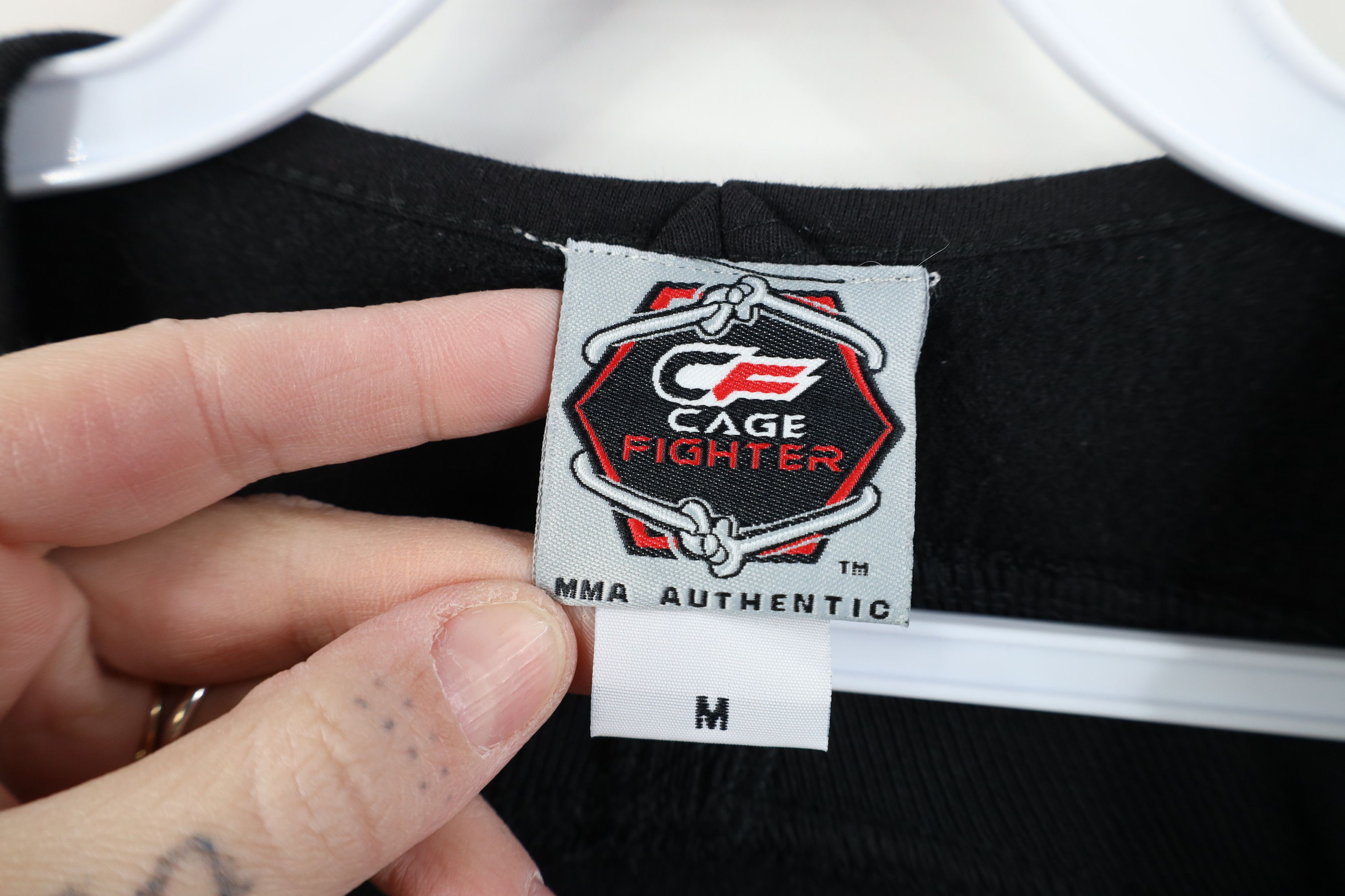 Vintage Y2K Cage Fighter UFC MMA Fighting Barbed Wire Sweatshirt Size US M / EU 48-50 / 2 - 6 Thumbnail