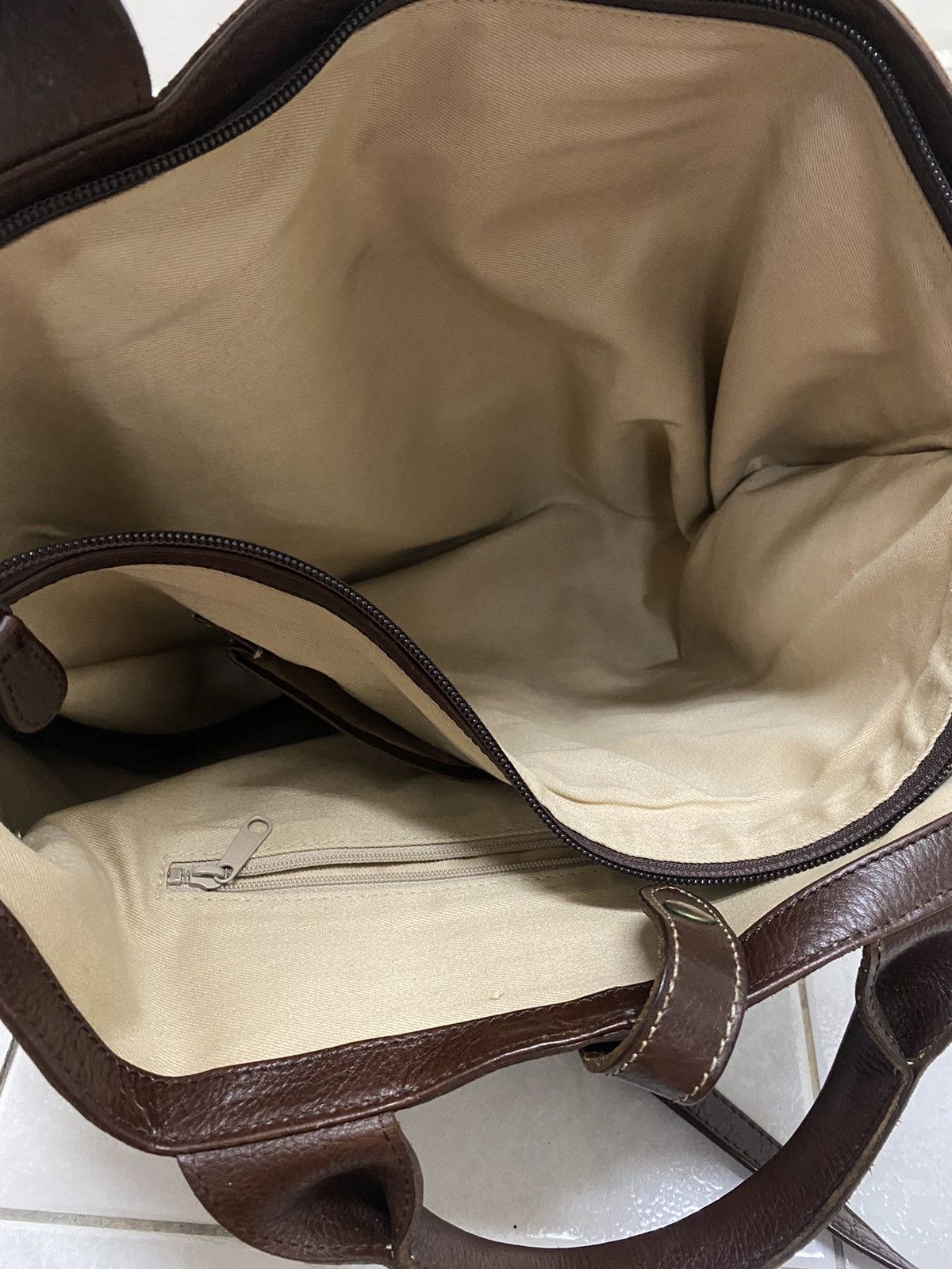 Leather Tete Homme Leather Sling Bag Size ONE SIZE - 8 Thumbnail