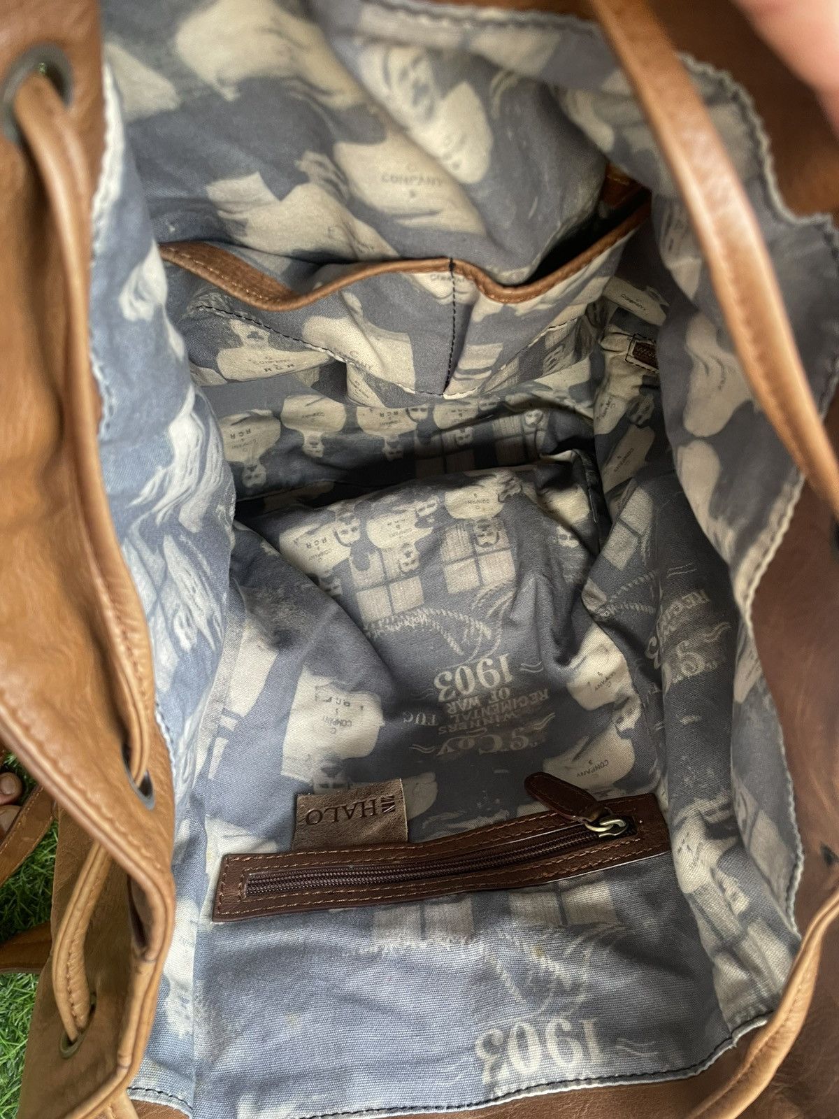 Leather Authentic HALO leather Backpack Size ONE SIZE - 15 Thumbnail