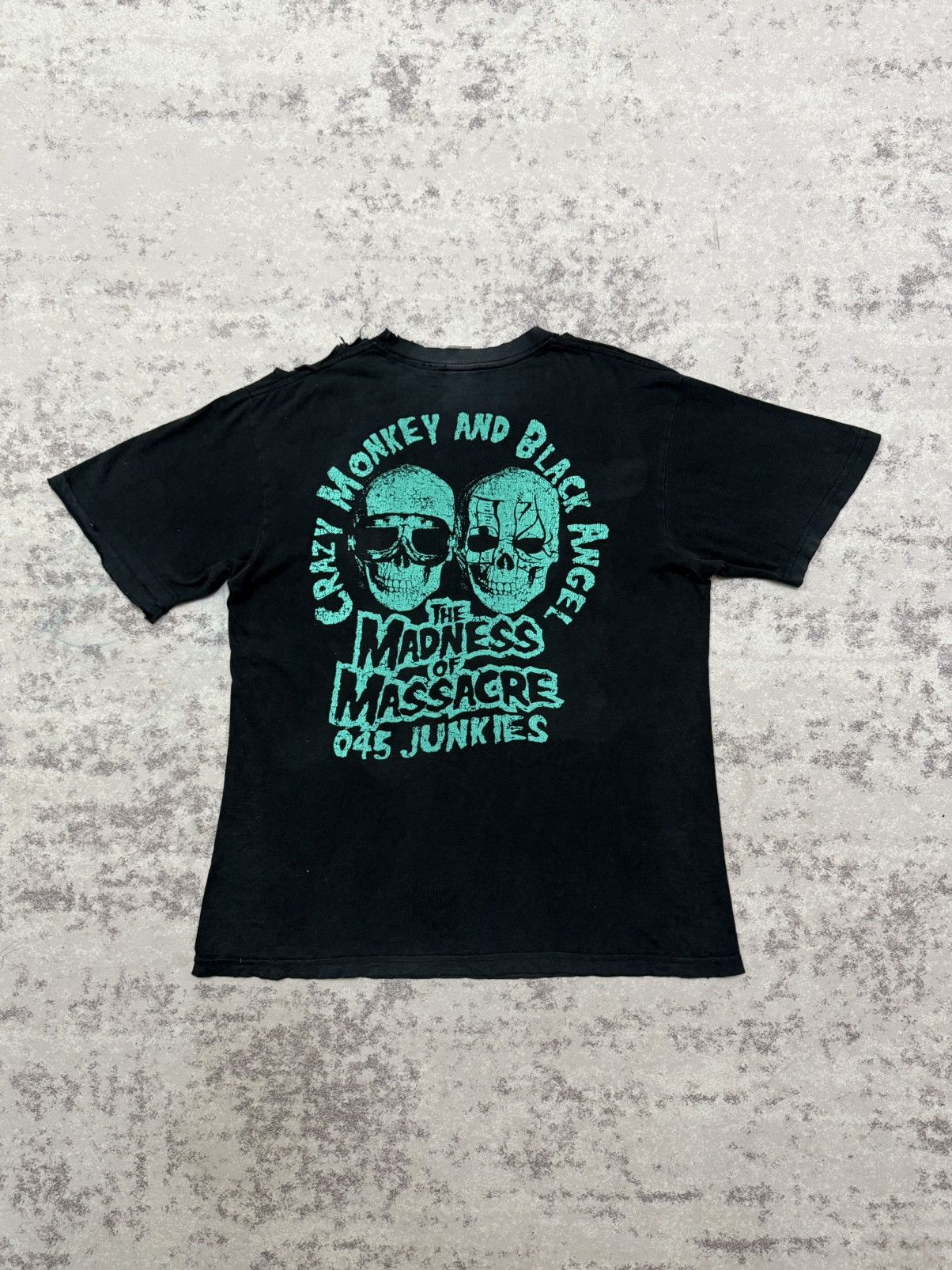 Vintage VINTAGE JUN KASAI EVIL MONKEY CRAZY’S PRO WRESLTLING TSHIRT Size US L / EU 52-54 / 3 - 12 Thumbnail