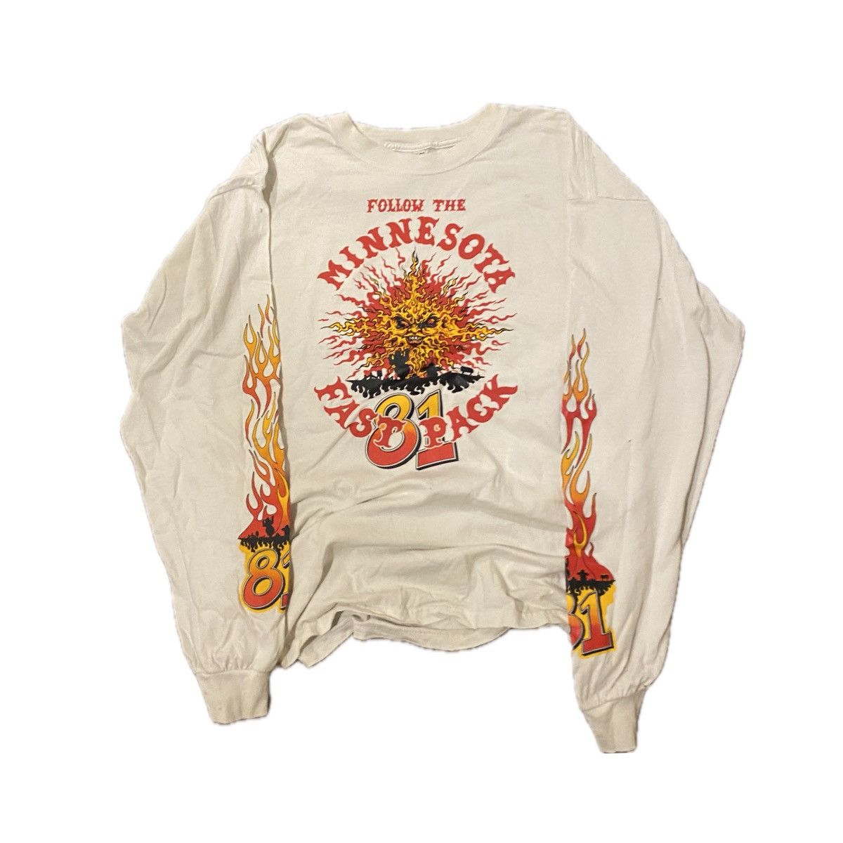 Ed Hardy Vintage Motor Racing Graphic Long Sleeve T shirt Size US XL / EU 56 / 4 - 1 Thumbnail