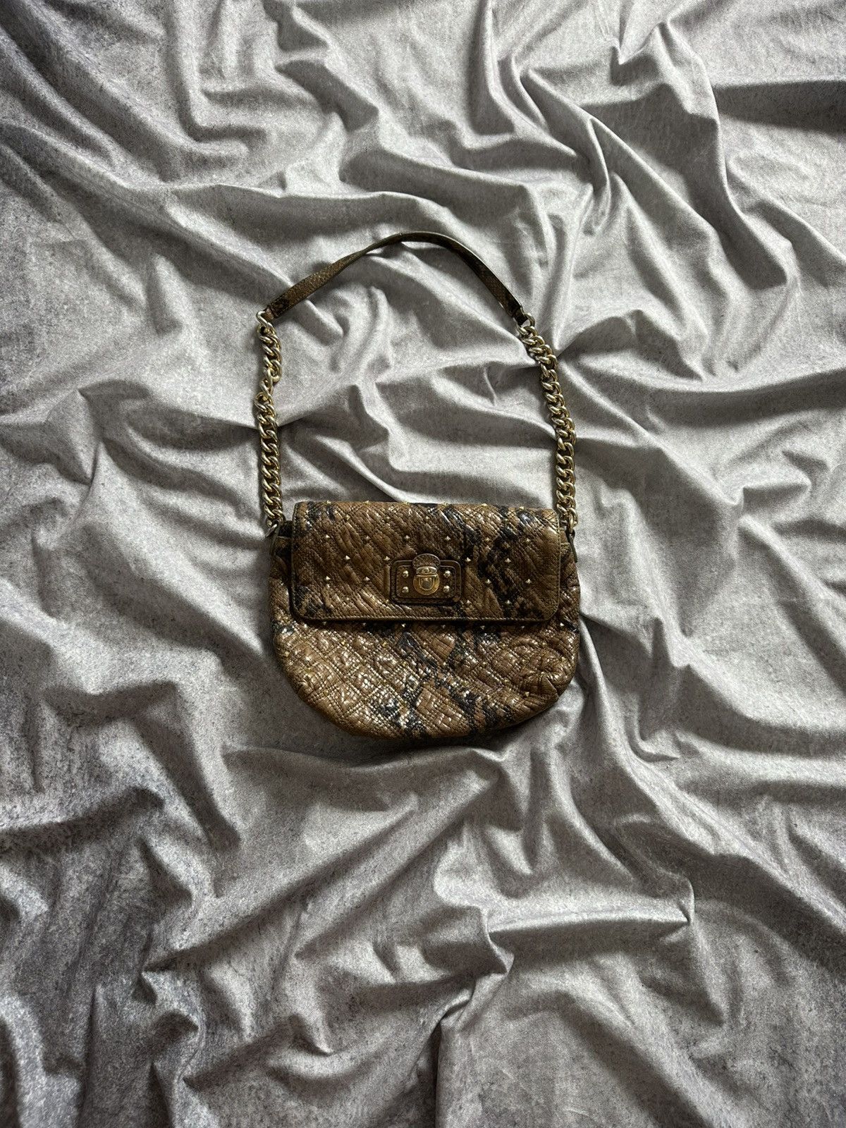 Marc by Marc Jacobs Marc Jacobs Python Leather Shoulder Bag Size ONE SIZE - 1 Thumbnail