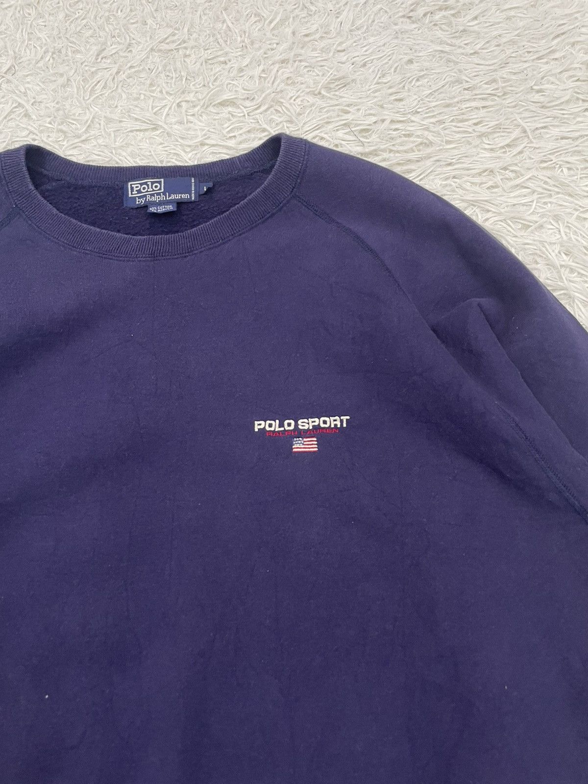 Polo Ralph Lauren Vintage Polo Ralph Lauren Sweatshirt Polo Sport Size US L / EU 52-54 / 3 - 3 Thumbnail