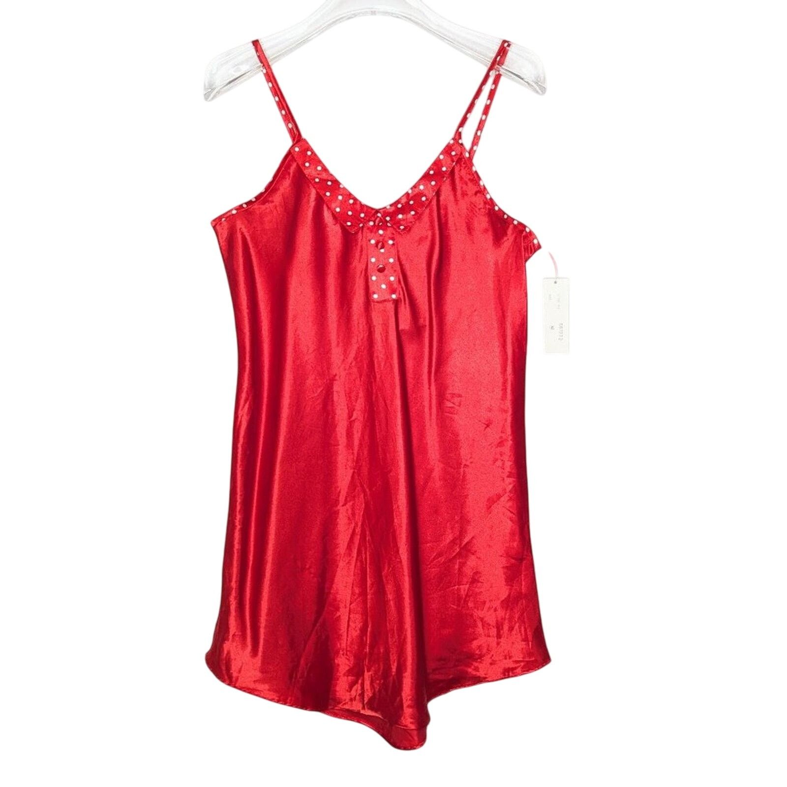 Victoria's Secret  Vintage Vintage VS Red Satin Mini Dress (Medium) |  Grailed