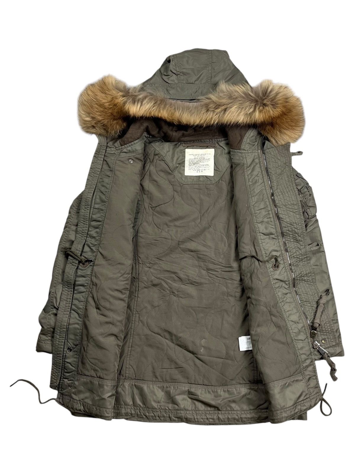 If Six Was Nine 2000s GOA - Fur Hoodie Apocalypse Style Parka Jacket Size US M / EU 48-50 / 2 - 2 Thumbnail