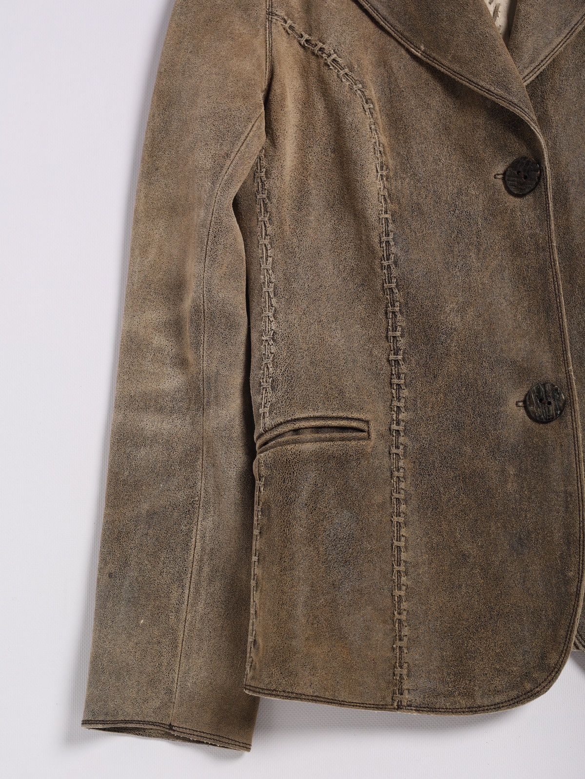 Other Rindi Leather Western Jacket Blazer Italy Fade Size M / US 6-8 / IT 42-44 - 6 Thumbnail