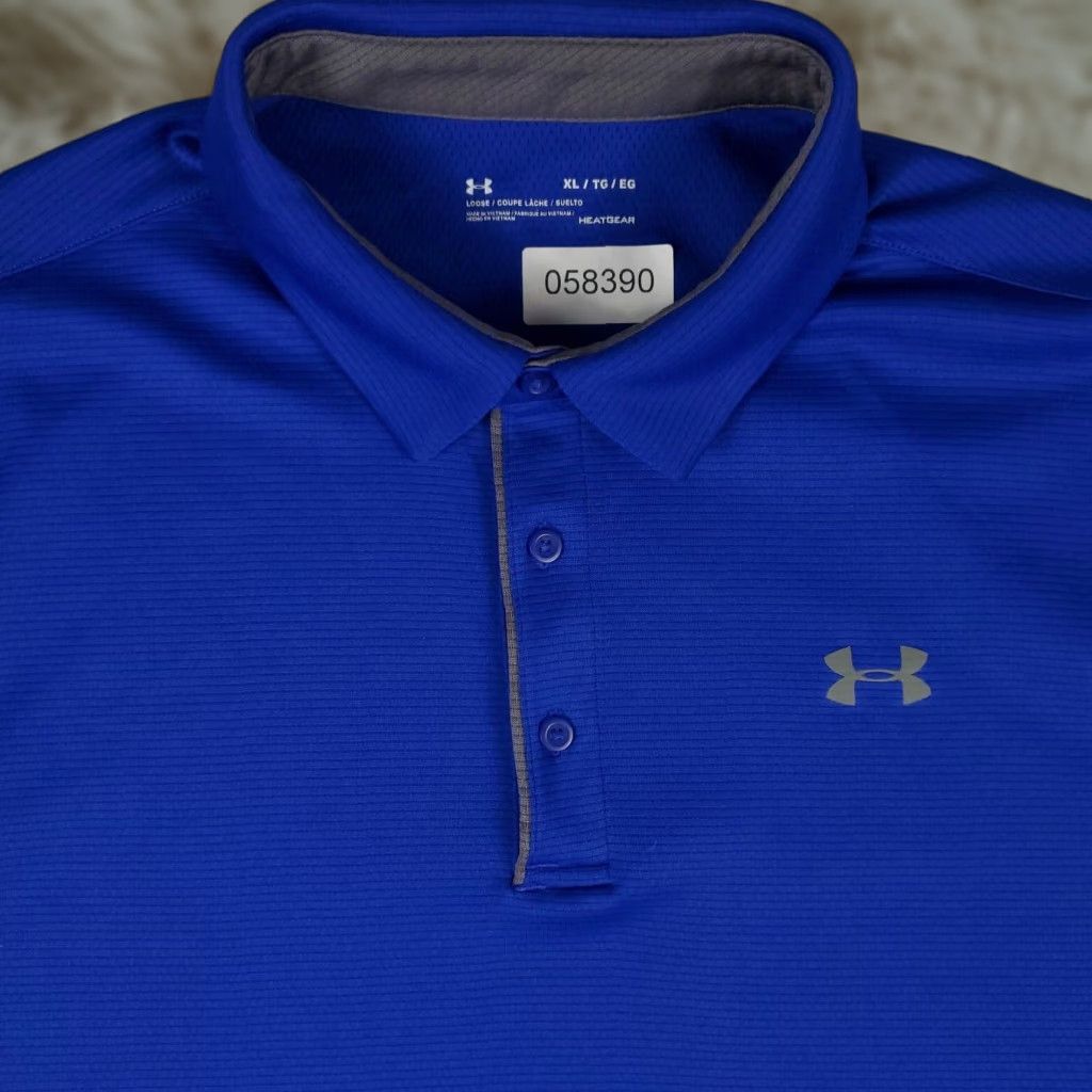 Under Armour Under Armour Polo Shirt Mens XL Blue Golf Casual Short Sleeve Size US XL / EU 56 / 4 - 1 Thumbnail