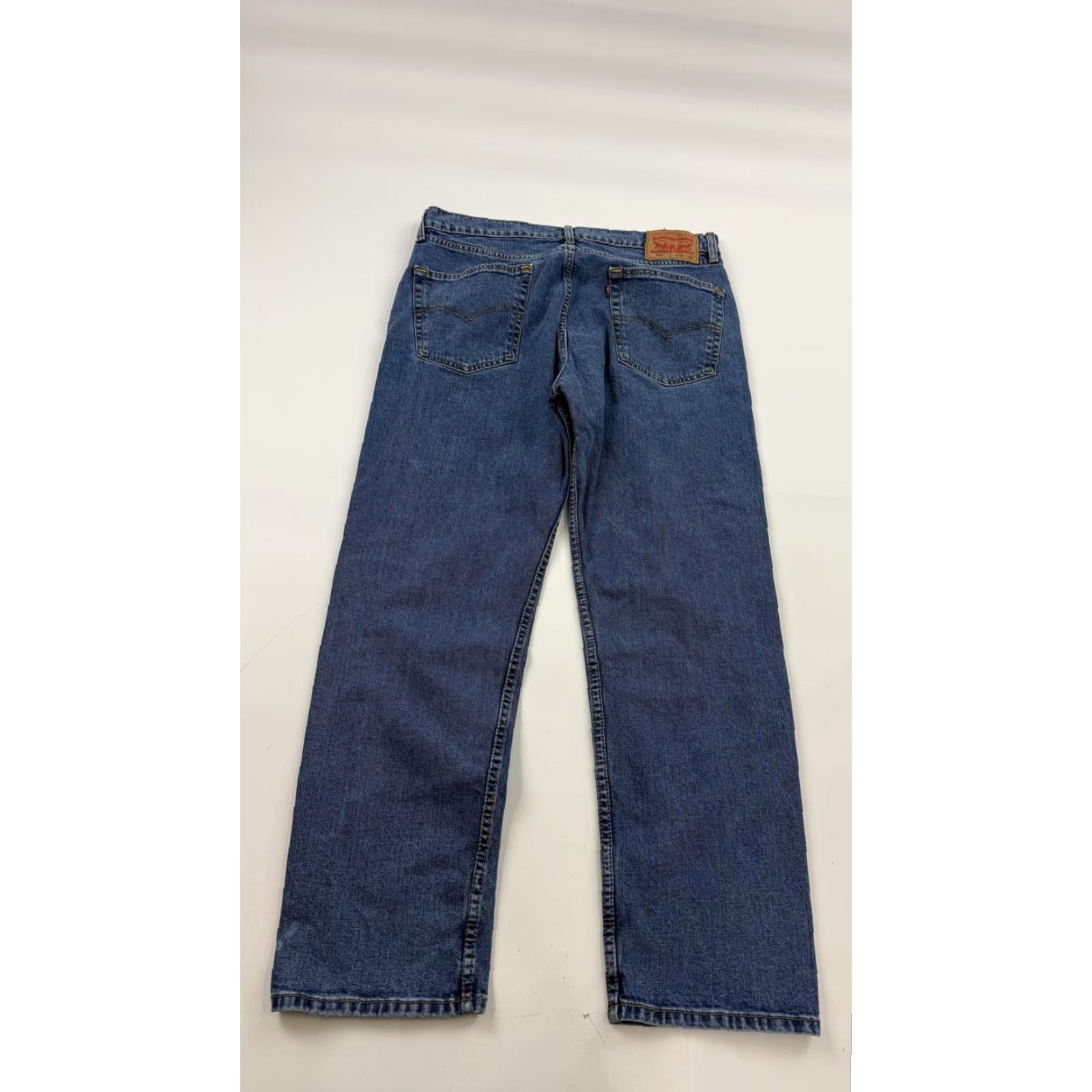Levi's Levi's 505 Jeans Mens 36x30 Denim Regular Fit Zip Fly WaterLess Medium Blue Mens Size US 36 / EU 52 - 6 Thumbnail