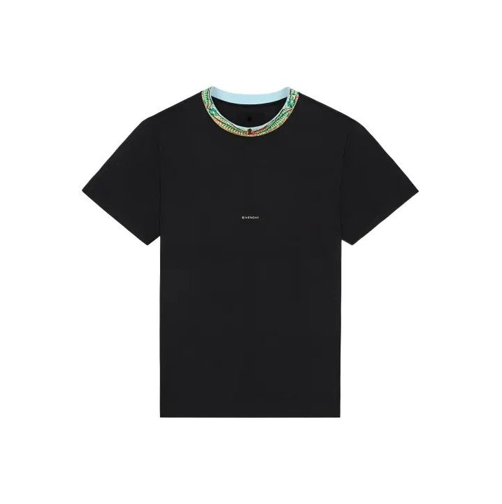 Givenchy Givenchy SS22 Men's Knit Crewneck Short-Sleeve T-Shirt Size US L / EU 52-54 / 3 - 1 Thumbnail