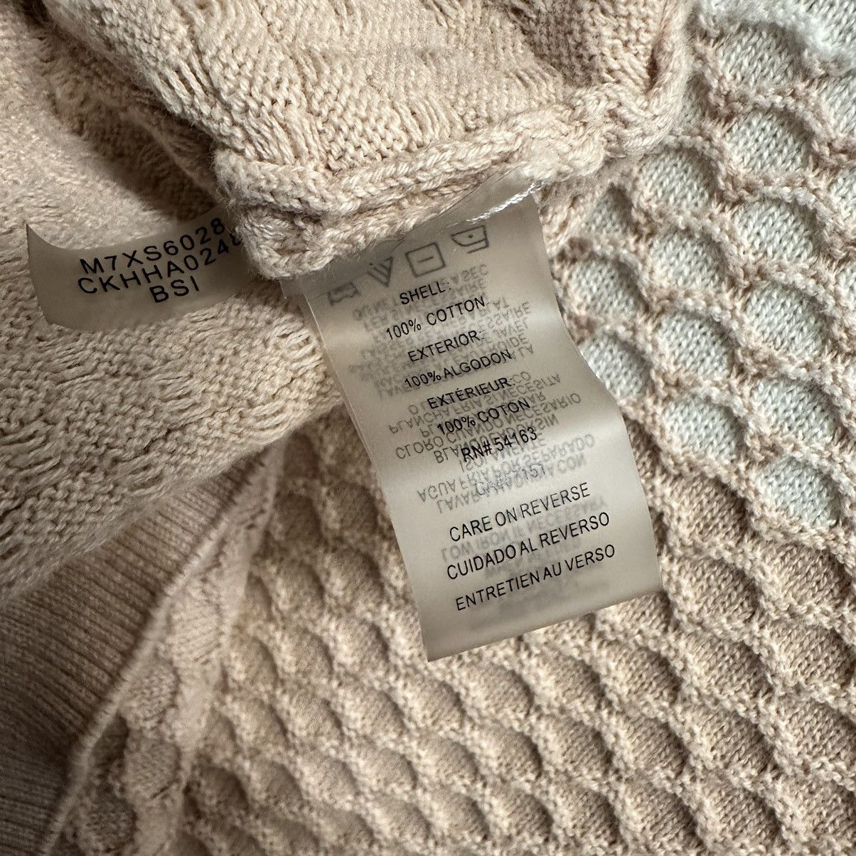 Calvin Klein Calvin Klein Women’s Dusty Rose and White Roll Neck Sweater Size XS / US 0-2 / IT 36-38 - 4 Thumbnail