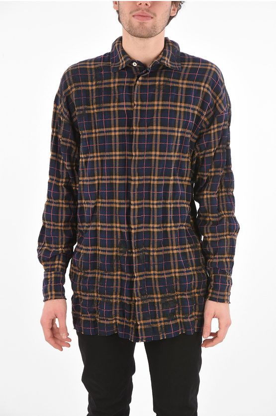 Palm Angels o1y0325 Logo Checked Shirt in Multicolor Size US S / EU 44-46 / 1 - 1 Thumbnail