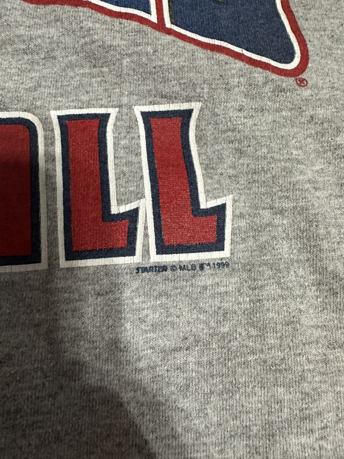 MLB × Vintage 90s Cleveland Indians T-Shirt Size US L / EU 52-54 / 3 - 5 Thumbnail