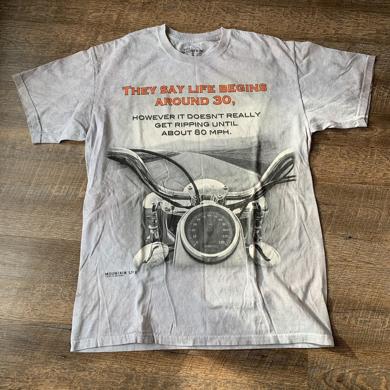 The Mountain Y2K Vintage Mountain Motorcycle T-Shirt SZ L Rare Vintage Size US L / EU 52-54 / 3 - 1 Thumbnail