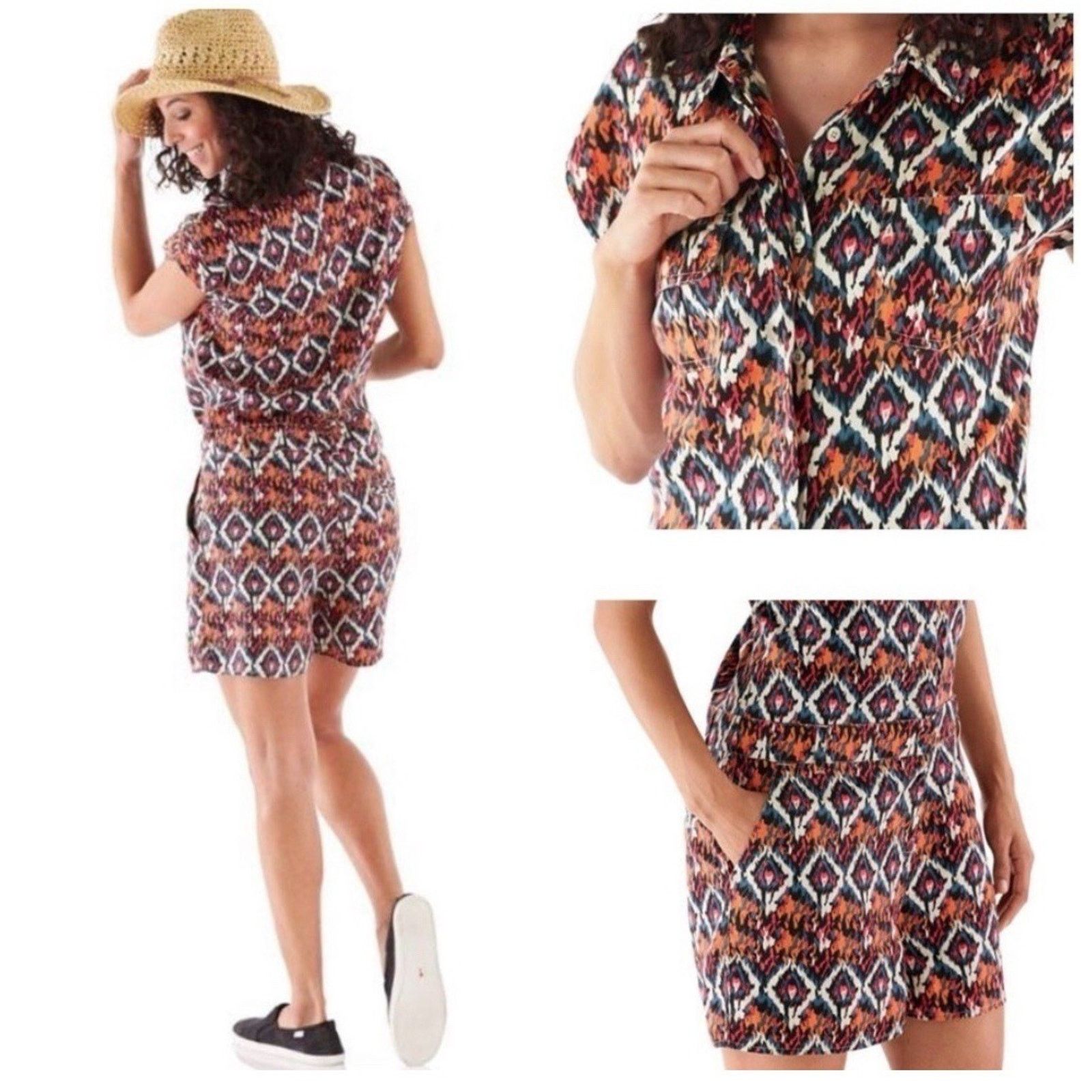 KAVU Kavu Freeland Desert Paint Sleeveless Romper Women’s S New! Size 27" / US 4 / IT 40 - 17 Thumbnail