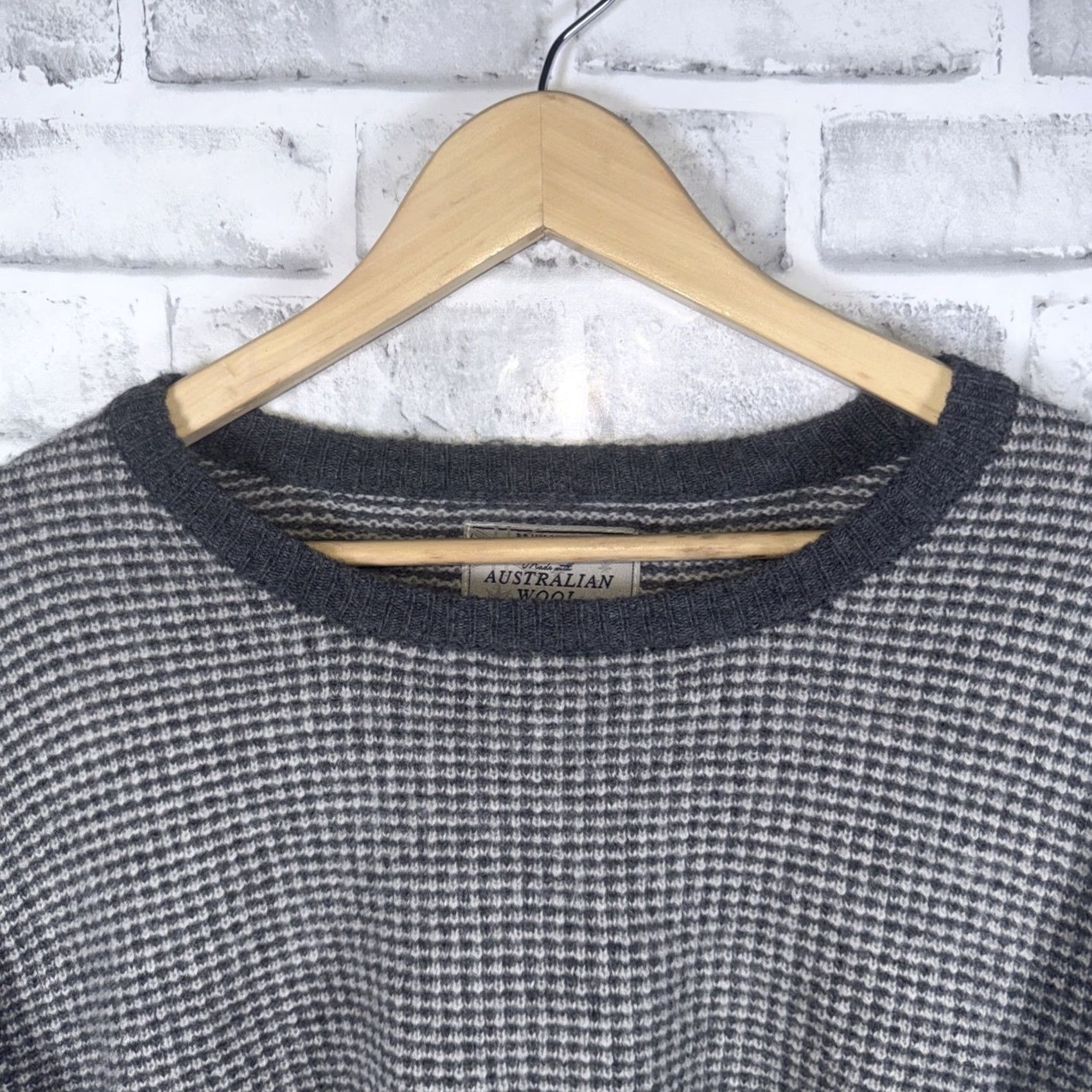 Vintage VINTAGE Brunswick Unisex Wool Gray Pullover Sweater 2XL 24” Pit To Pit Mens Womens Size US XXL / EU 58 / 5 - 2 Thumbnail