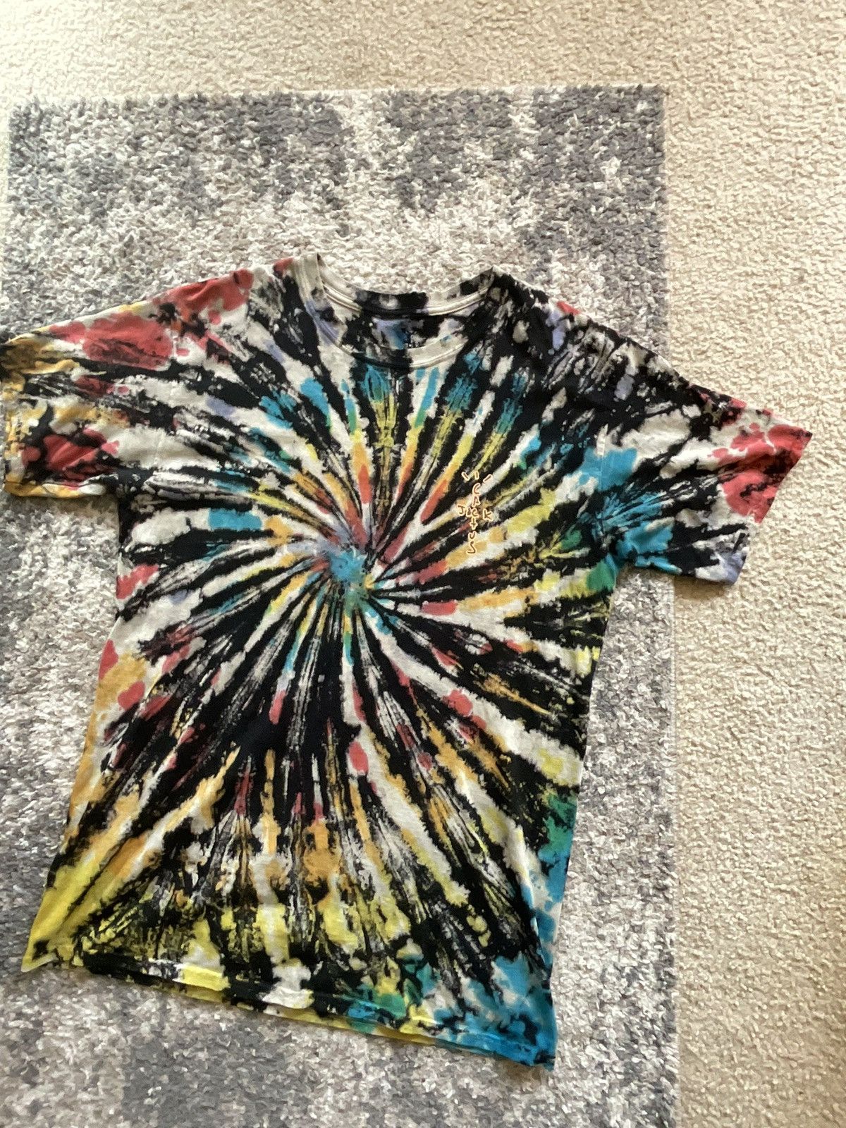 Travis Scott Travis Scott the dye tee Size US L / EU 52-54 / 3 - 3 Thumbnail