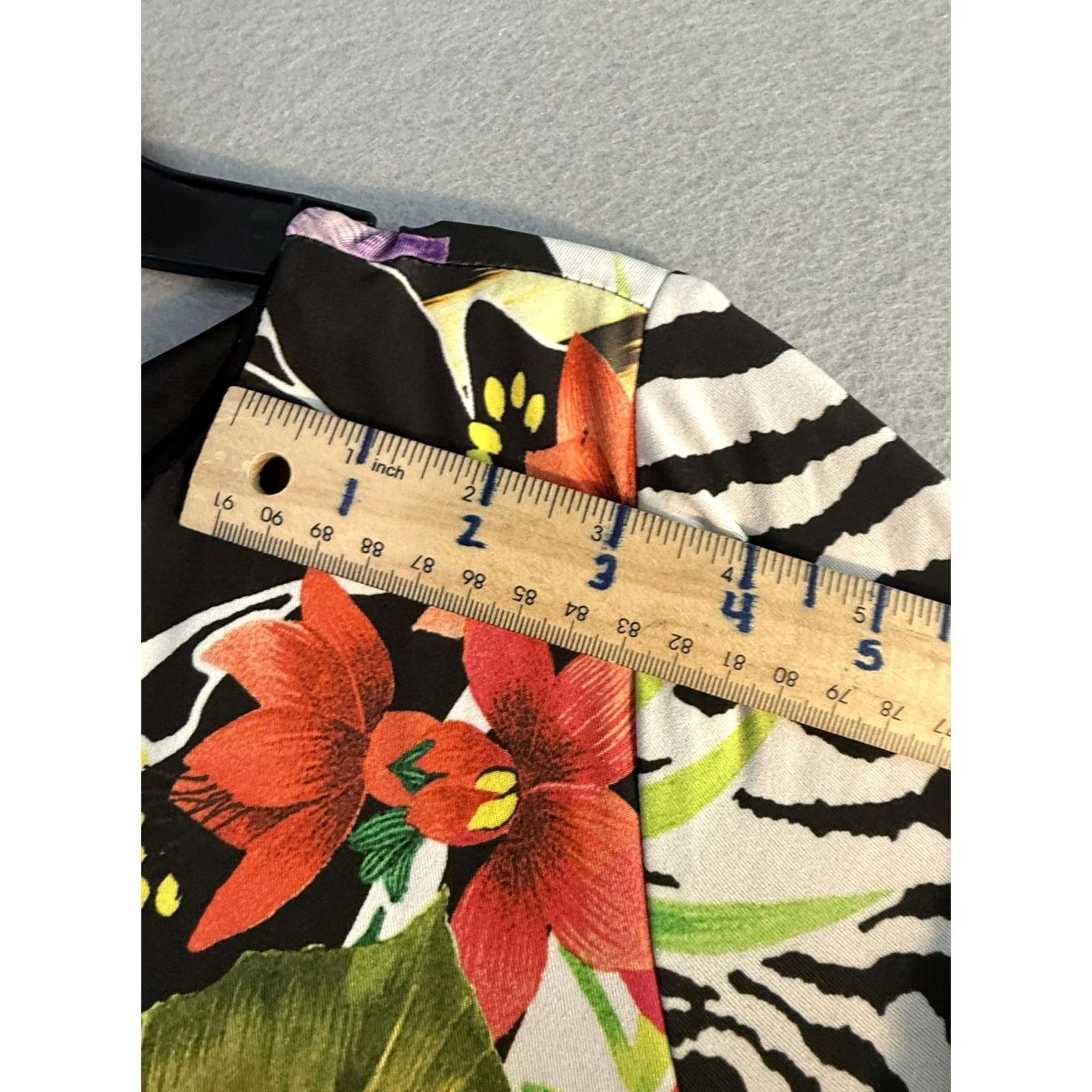 Joseph Ribkoff Joseph Ribkoff Dress Womens 14 Tropical Floral Animal Print Shift 3/4 Sleeve Multicolor Casual Party/Cocktail Travel Pullover Pointe Audience Womens Size XL / US 12-14 / IT 48-50 - 6 Thumbnail