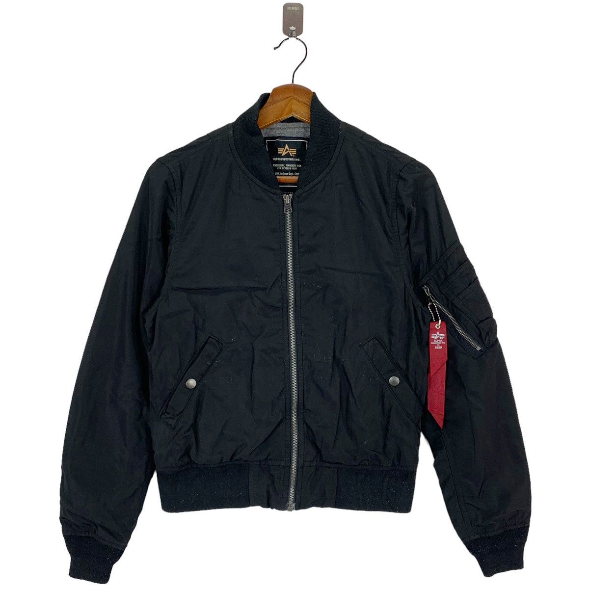Alpha Industries VINTAGE ALPHA INDUSTRIES BOMBER ZIPPER JACKET Size US M / EU 48-50 / 2 - 1 Thumbnail