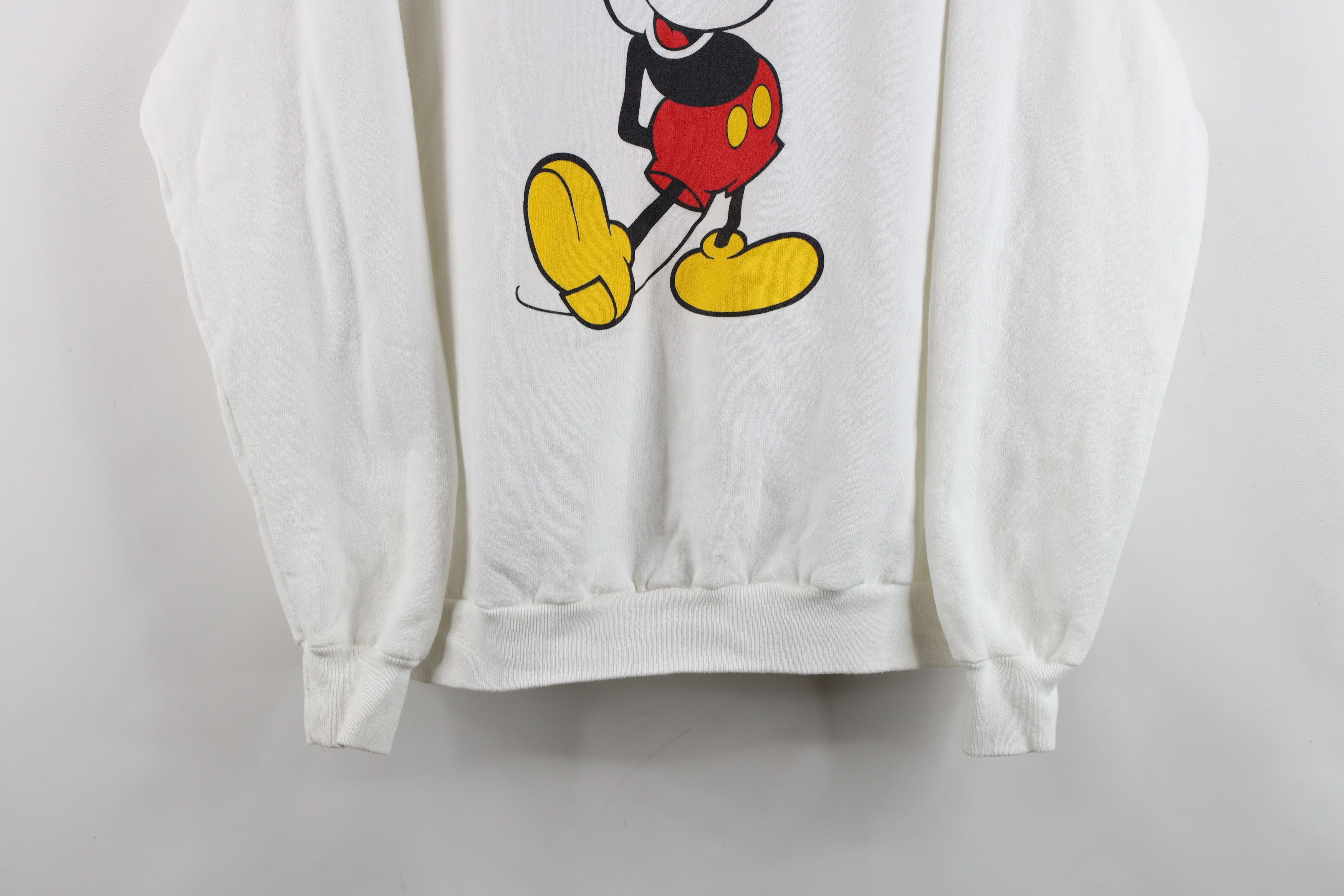 Disney Vintage 80s Disney Mickey Mouse Big Logo Sweatshirt USA Size XL / US 12-14 / IT 48-50 - 3 Thumbnail