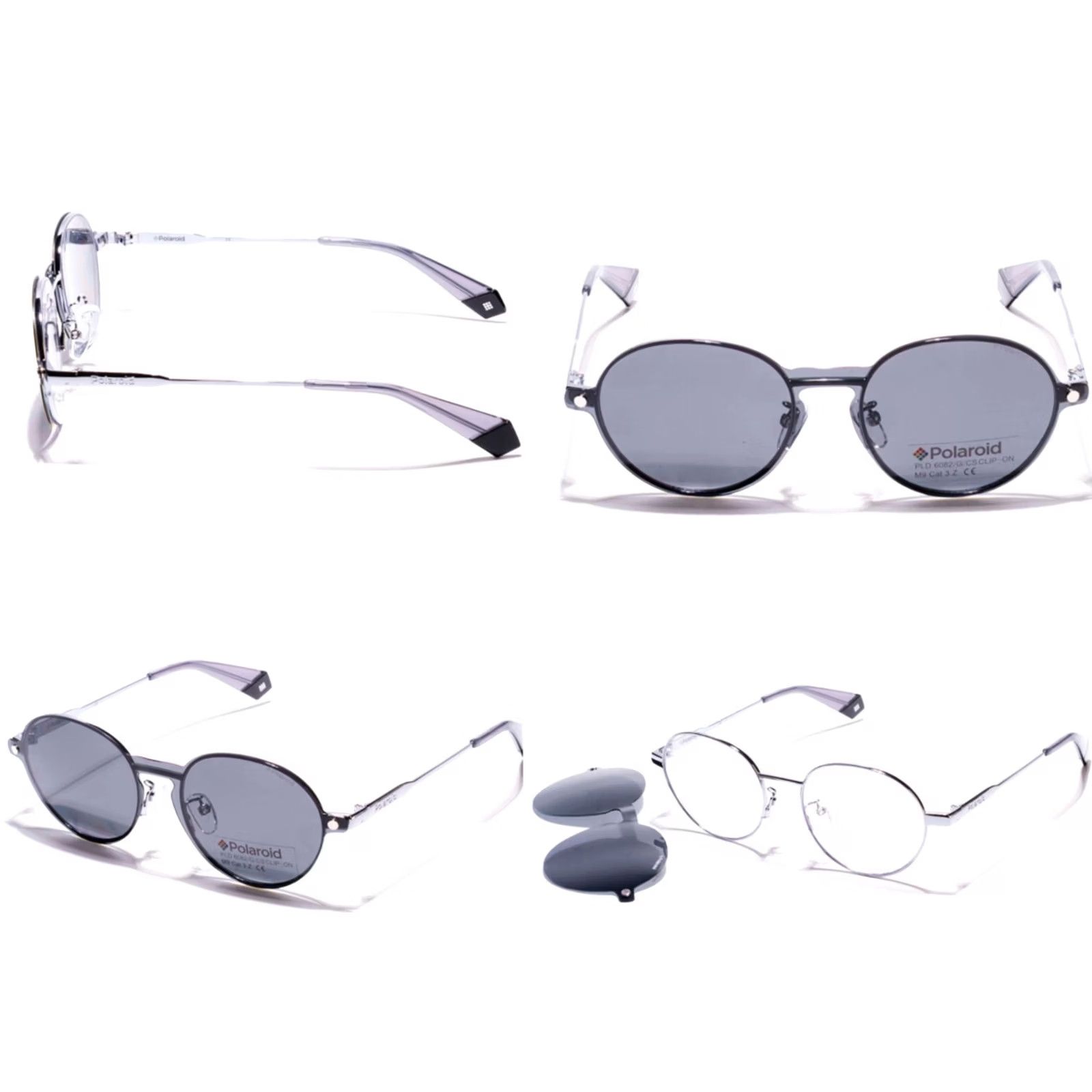 Polaroid VINTAGE Polaroid PLD 6082/G/CS Clip-On KB7 Sunglasses Glasses Frames Size ONE SIZE - 2 Thumbnail