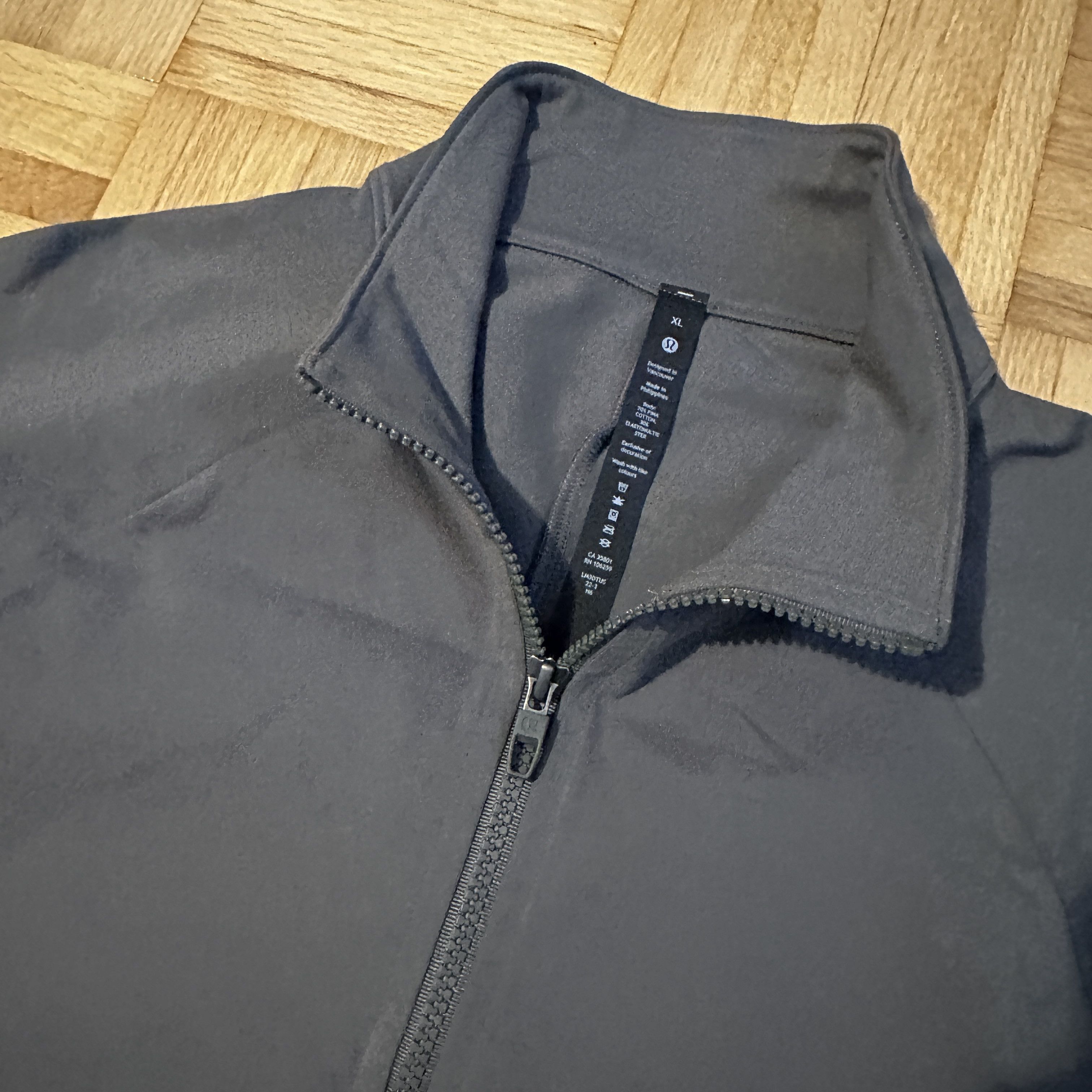 Lululemon Lululemon Heavyweight Crepe Half Zip Carob Brown Size US XL / EU 56 / 4 - 3 Thumbnail