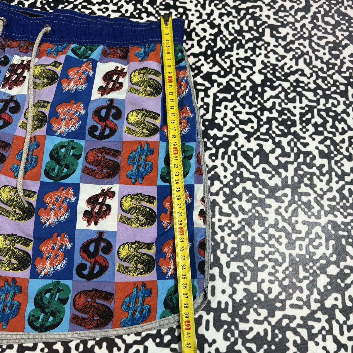 Andy Warhol Vintage Y2K Andy Warhol Dollar Logo Luxury Retro Shorts Size US 36 / EU 52 - 12 Thumbnail