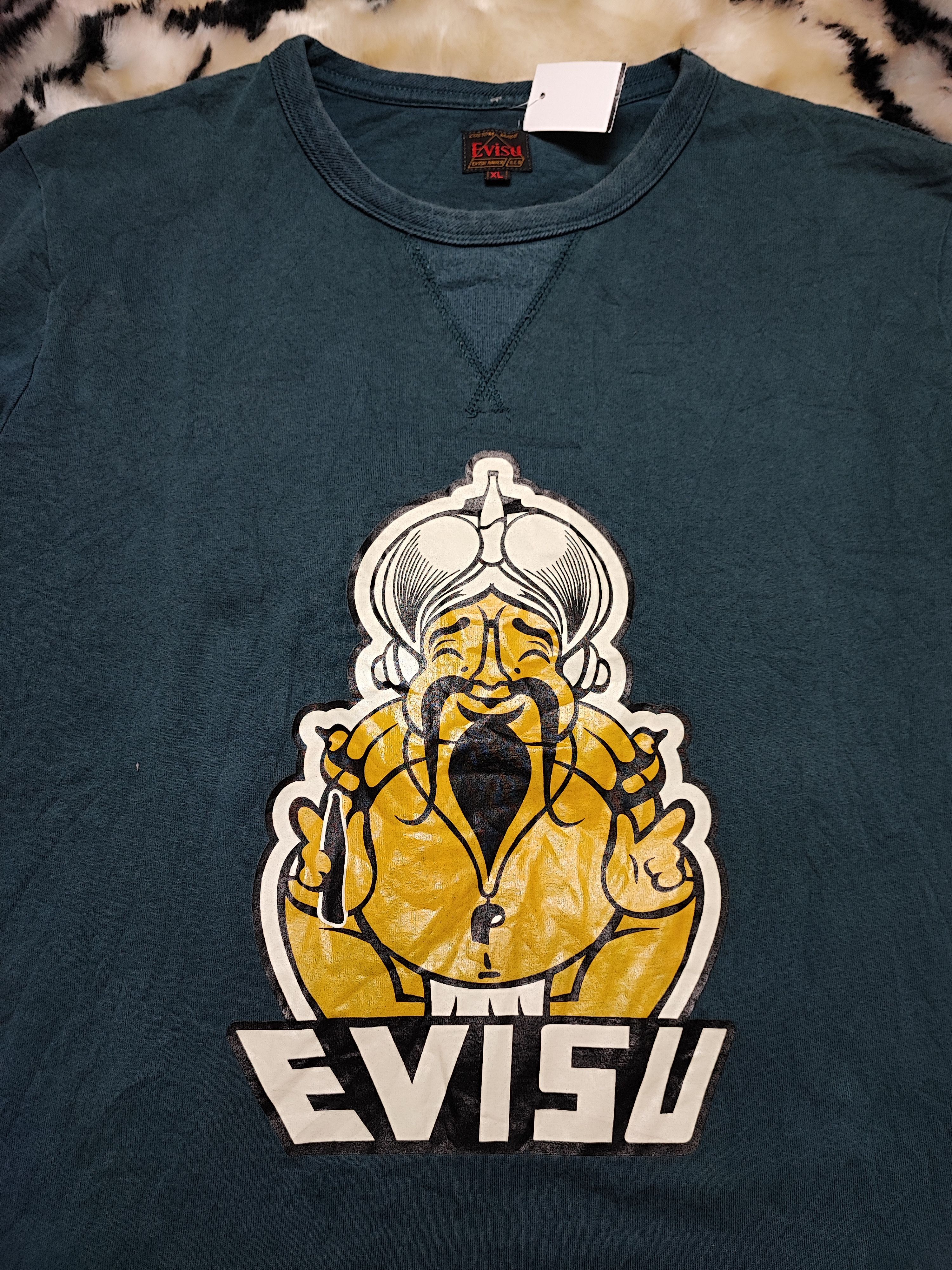 Evisu Evisu Japan Long Sleeve T-shirt Big Logo Size US L / EU 52-54 / 3 - 1 Thumbnail
