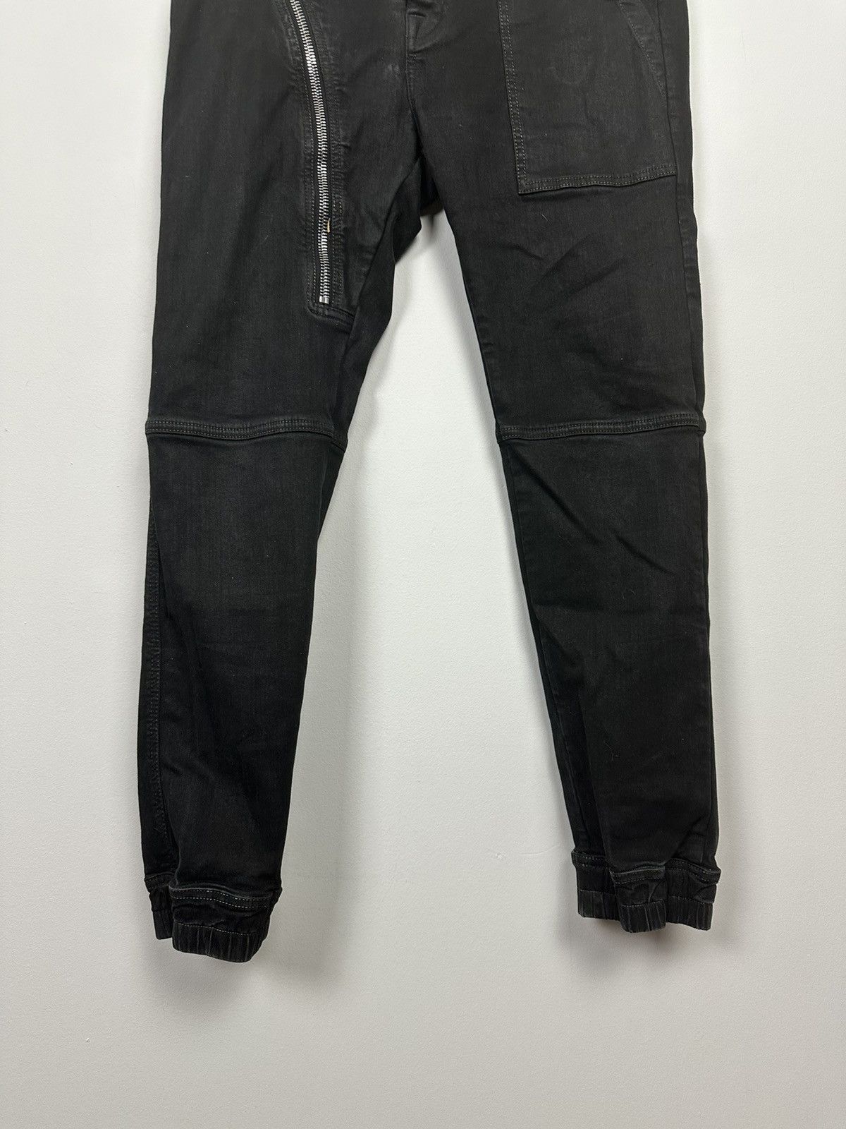 Rick Owens DRKSHDW Waxed Aircut Denim Size US 34 / EU 50 - 3 Thumbnail