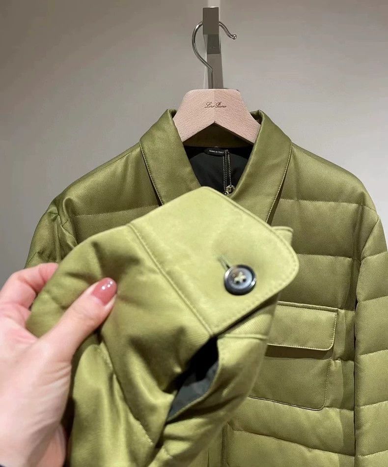 Loro Piana LORO PIANA Silk waterproof white goose down jacket Size US S / EU 44-46 / 1 - 6 Thumbnail