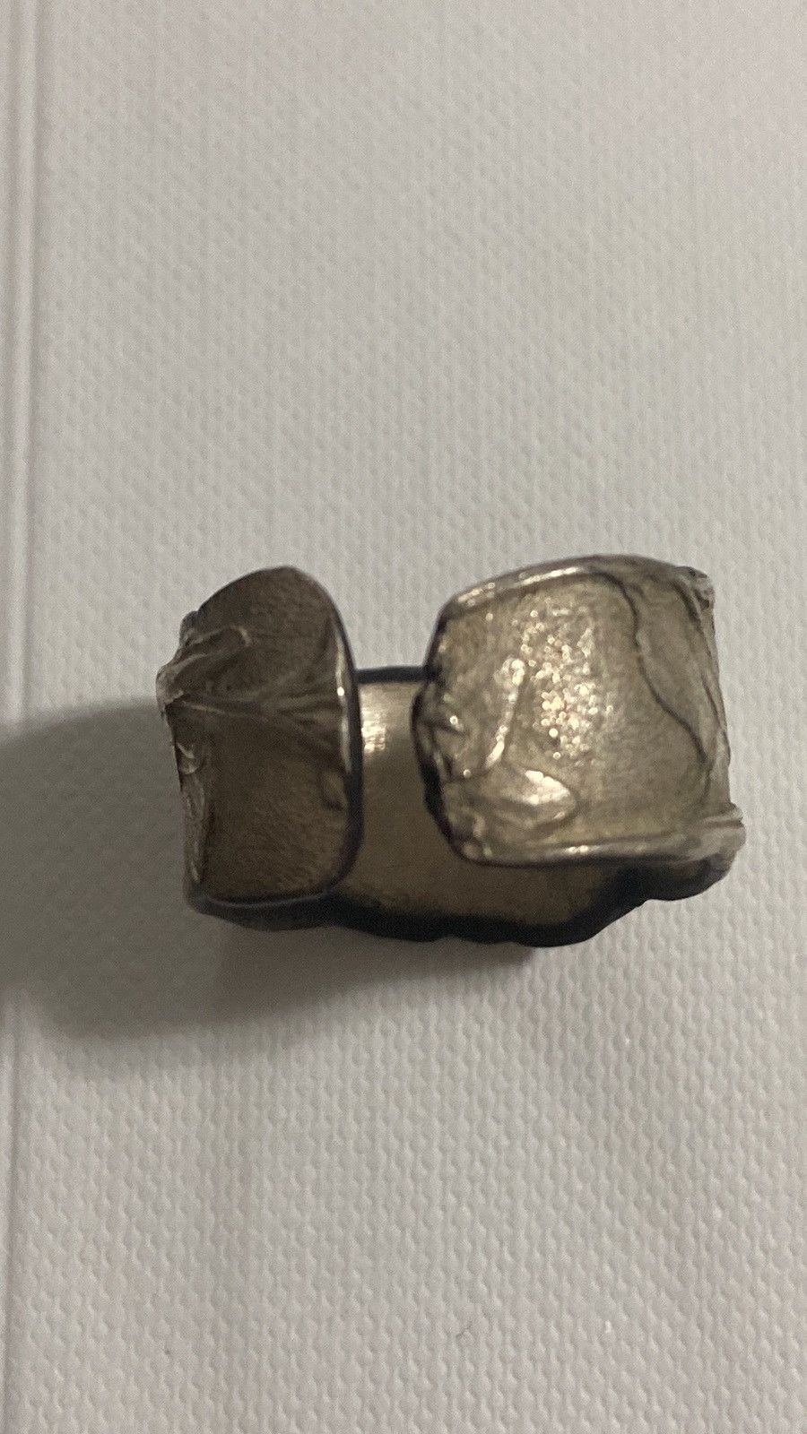 DETAJ Detaj x Uma Wang Thyme Large Silver Adjustable Ring Size ONE SIZE - 4 Thumbnail