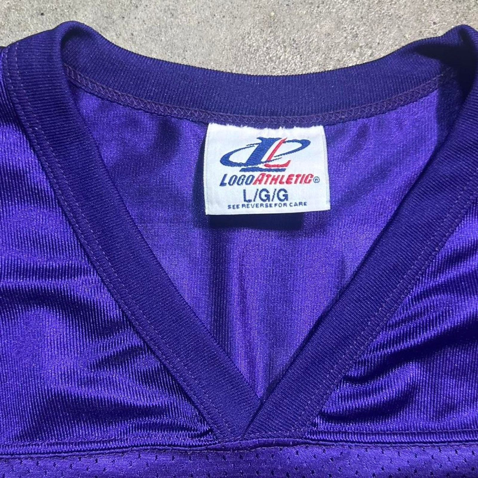 Logo Athletic Vintage 90s Logo Athletic Minnesota Vikings Del Rio Jersey Size US L / EU 52-54 / 3 - 3 Thumbnail