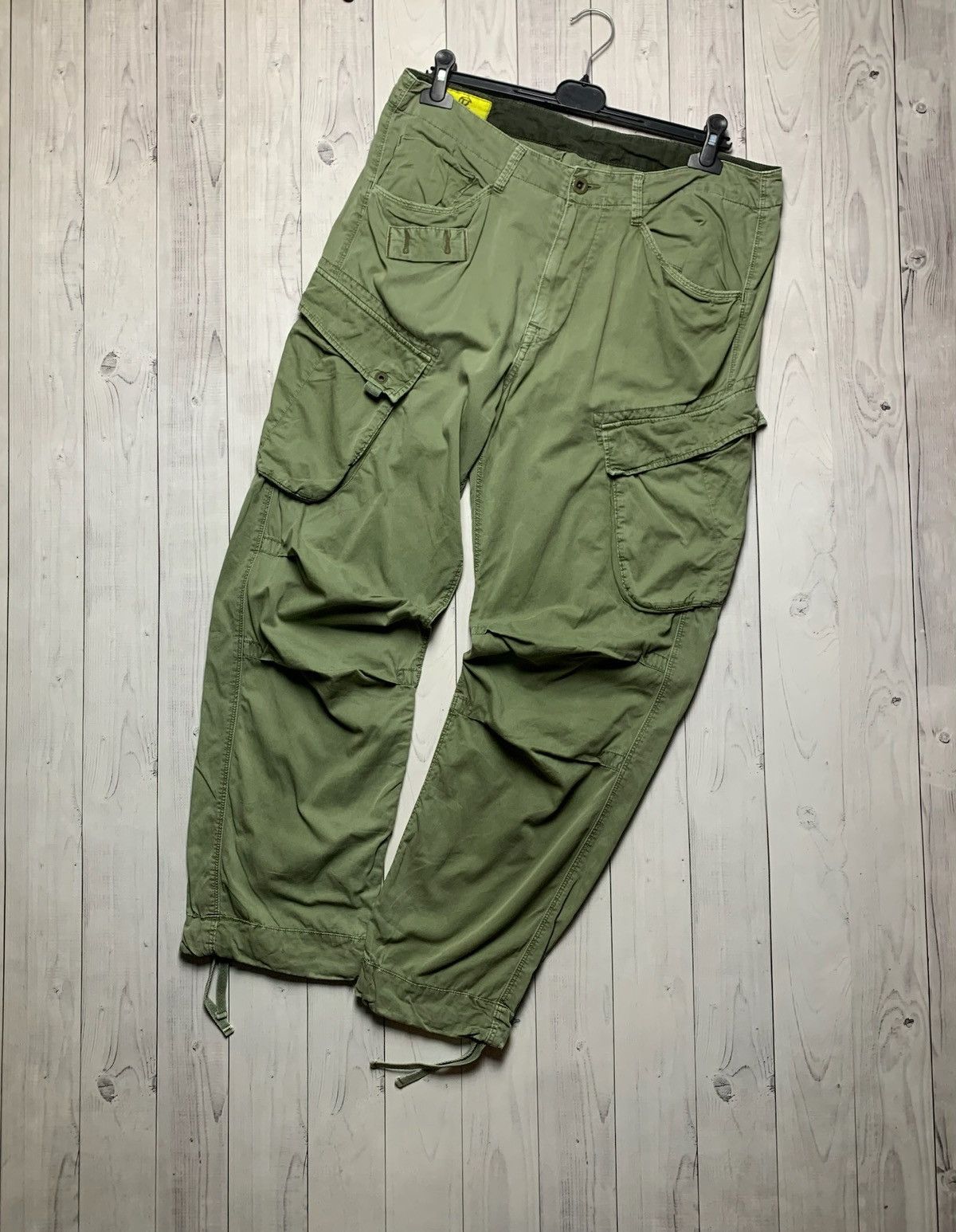 G-Star × Vintage Vintage G-Star cargo pants drill rare khaki rare 34/32 Size US 34 / EU 50 - 1 Thumbnail
