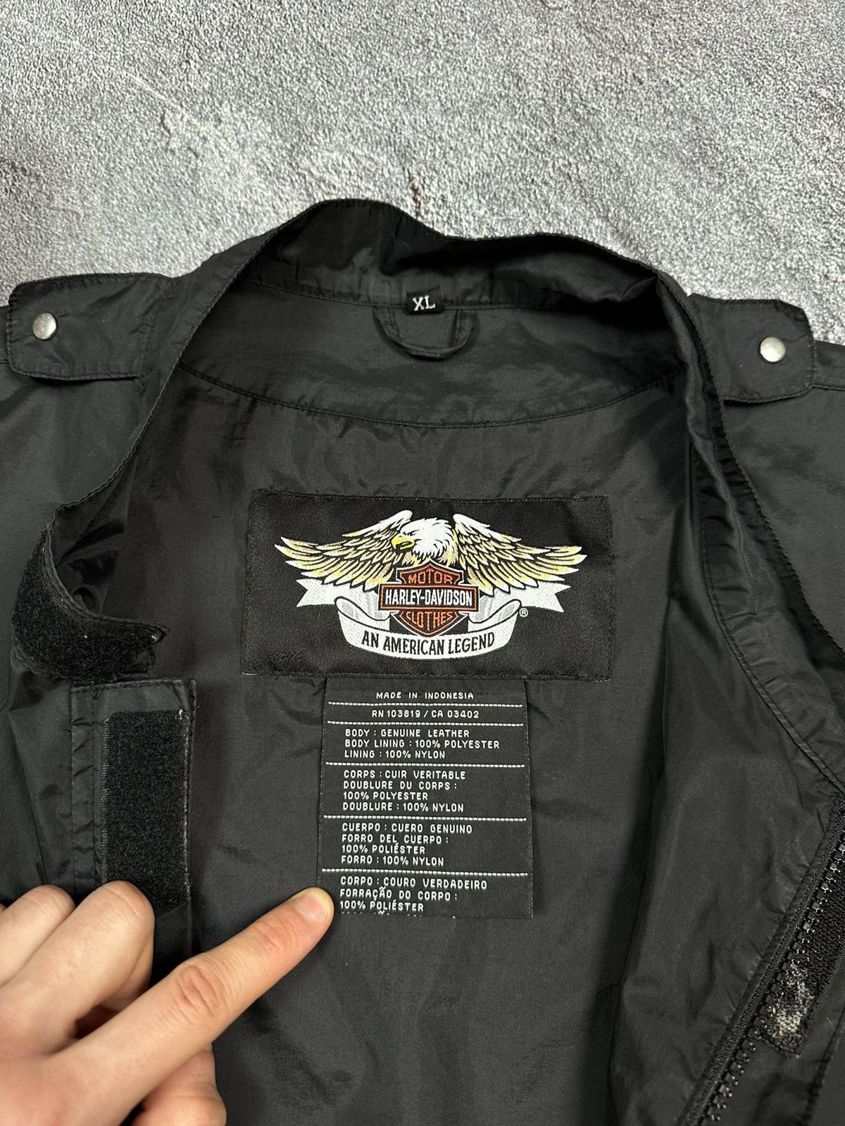 Harley Davidson Harley Davidson racing light jacket black size XL oversized Size US XL / EU 56 / 4 - 6 Thumbnail