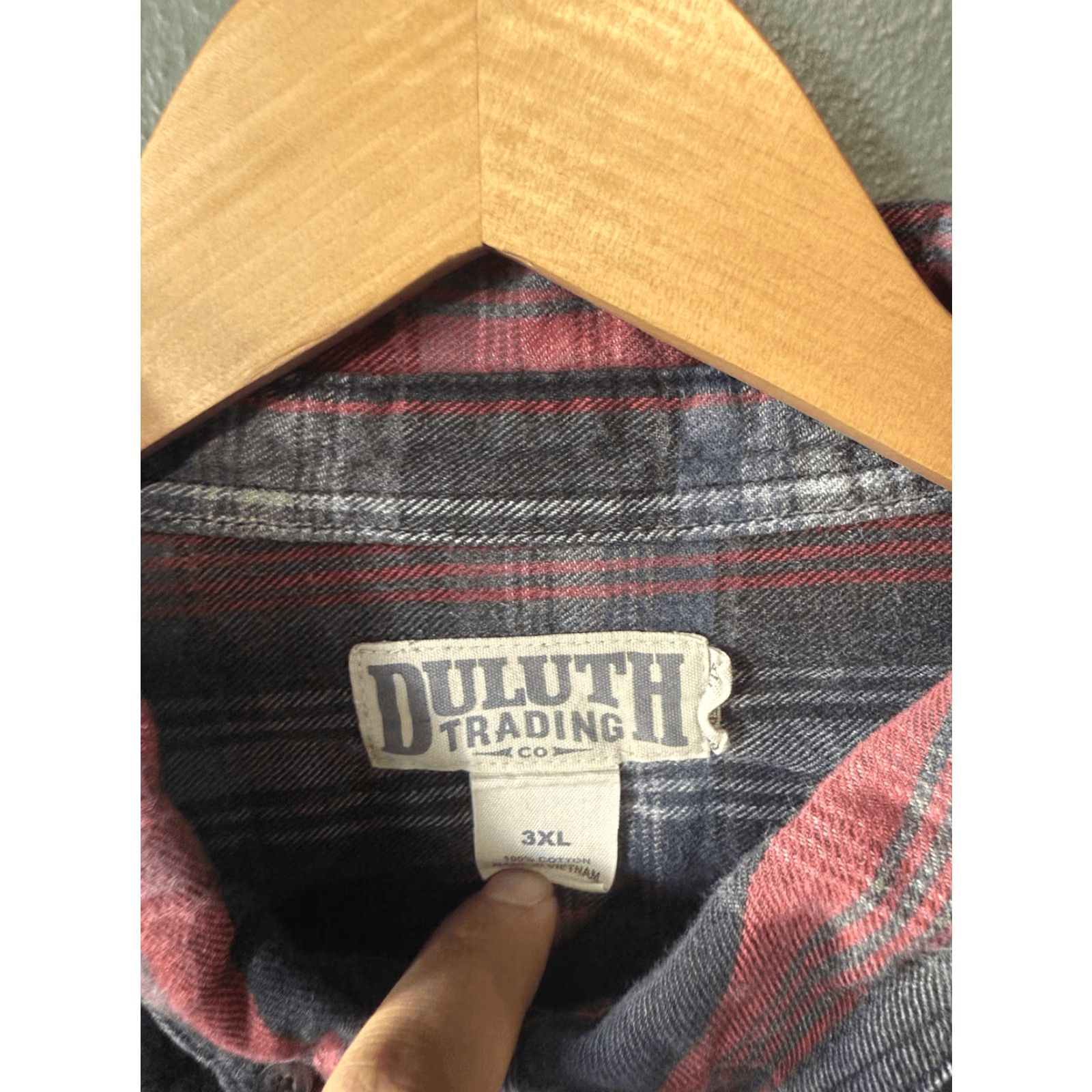 Vintage VINTAGE Duluth Mens Red Checkered Long Sleeve Button Up Shirt 3XL Red Mens Shirt 3XL Size US XXL / EU 58 / 5 - 3 Thumbnail