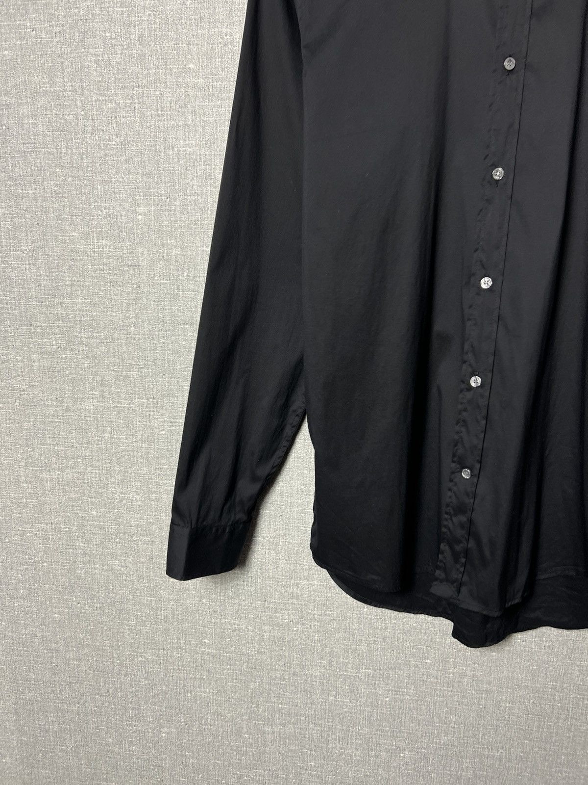 Lacoste Lacoste Black Button Up Long Sleeve Shirt With White Logo Size US S / EU 44-46 / 1 - 7 Thumbnail