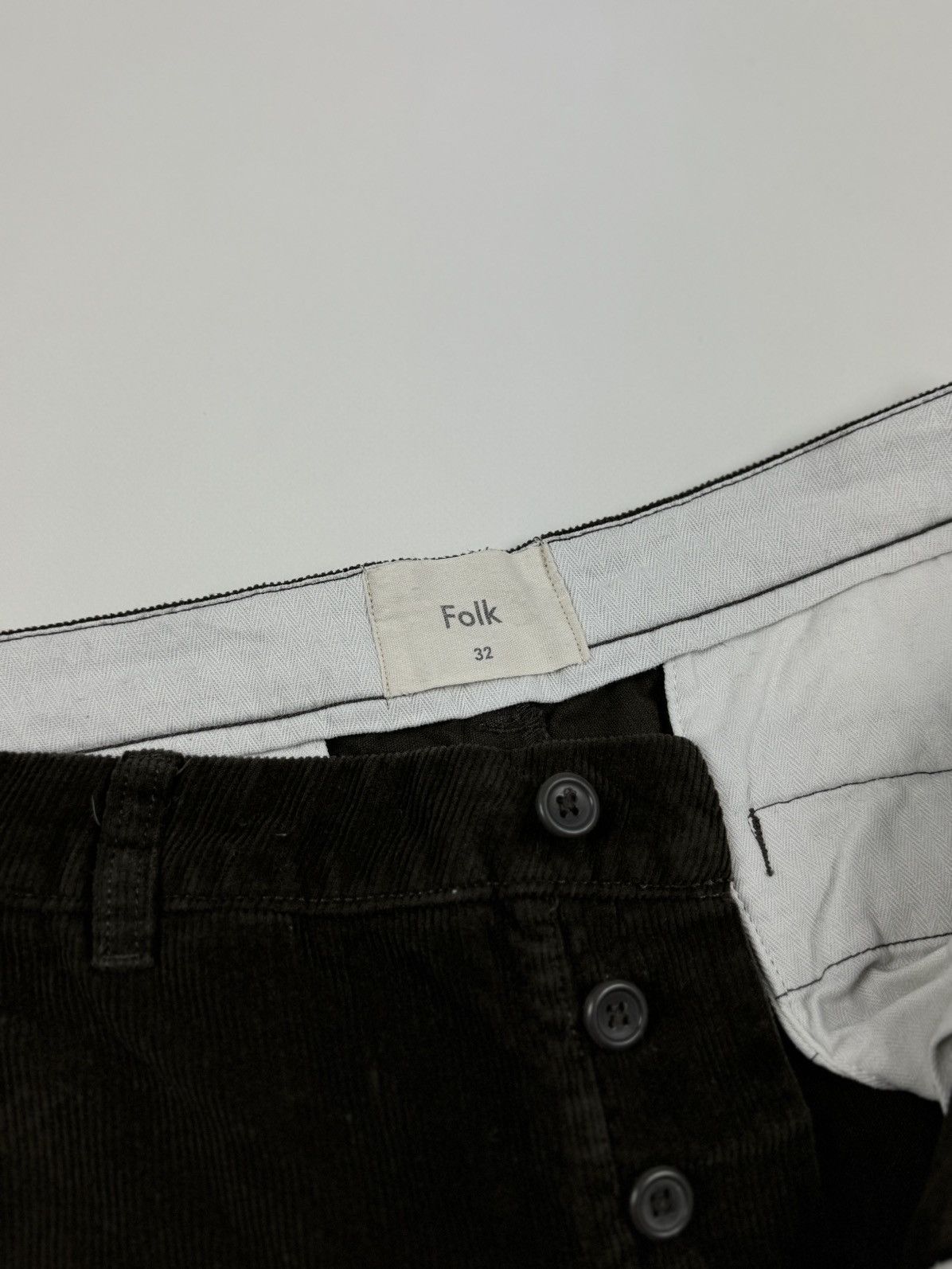 Folk Folk Corduroy Brown Chino Pants Size 32 Size US 32 / EU 48 - 6 Thumbnail