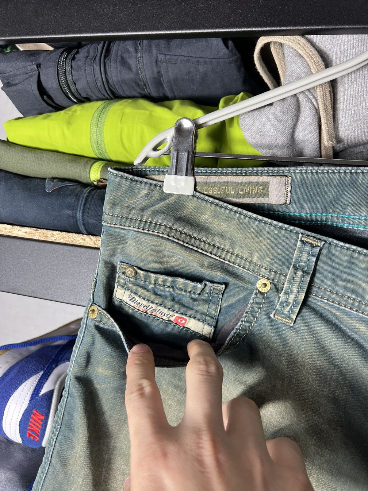 👖 Diesel Safado Regular Slim Straight Jeans Made in Italy