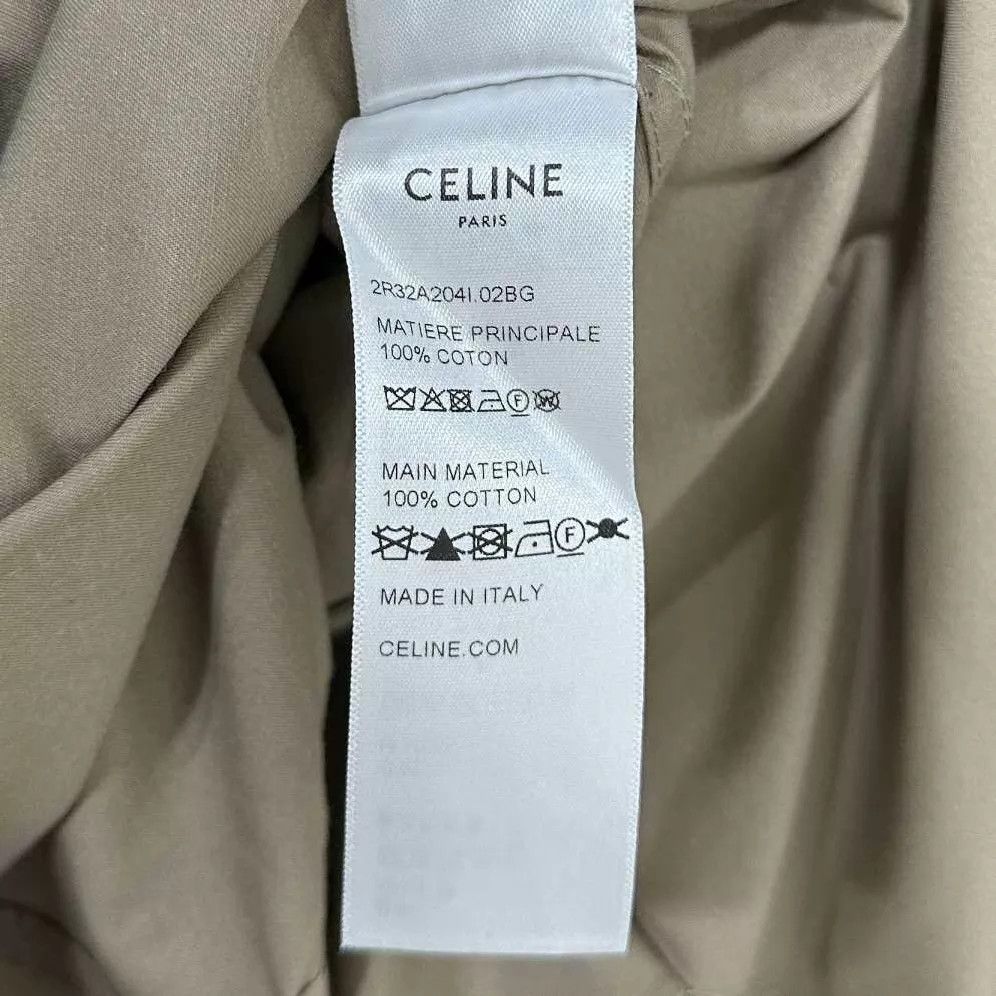 Celine Celine Khaki Cinched Waist Dress Women's 40 Size S / US 4 / IT 40 - 5 Thumbnail