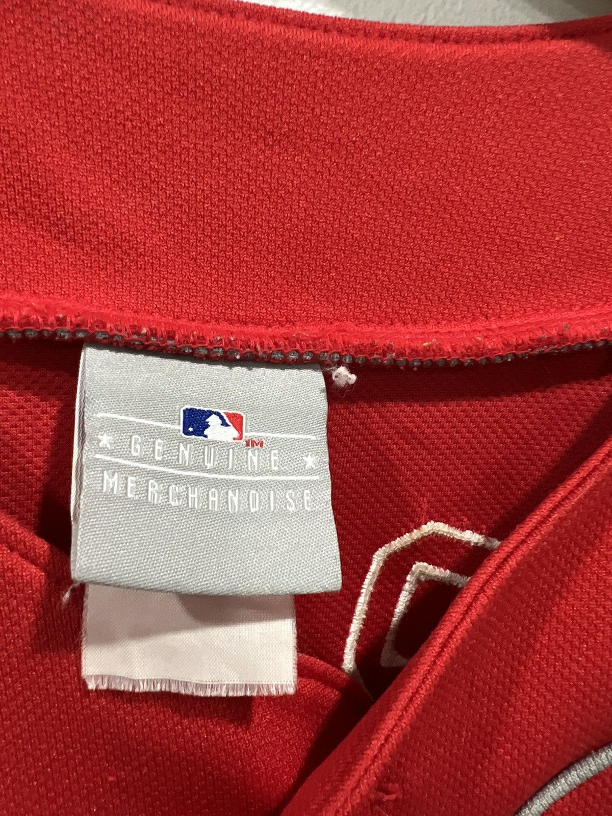Vintage Cincinatti Reds Baseball Jersey bruce Size US L / EU 52-54 / 3 - 4 Thumbnail