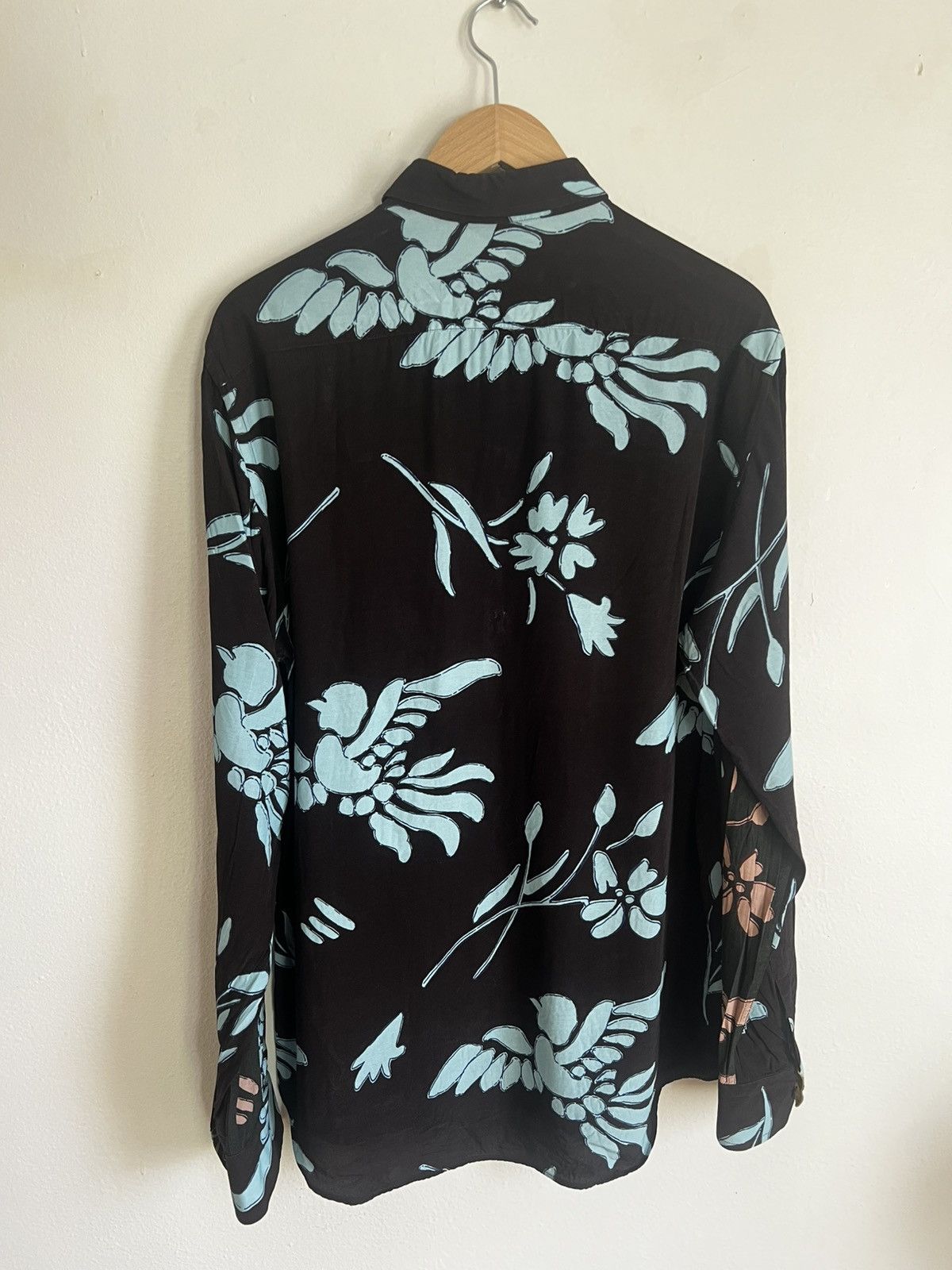 Paul Smith Paul Smith Floral Viscose Shirt LIKE NEW TWO TONE SUMMER Size US L / EU 52-54 / 3 - 3 Thumbnail