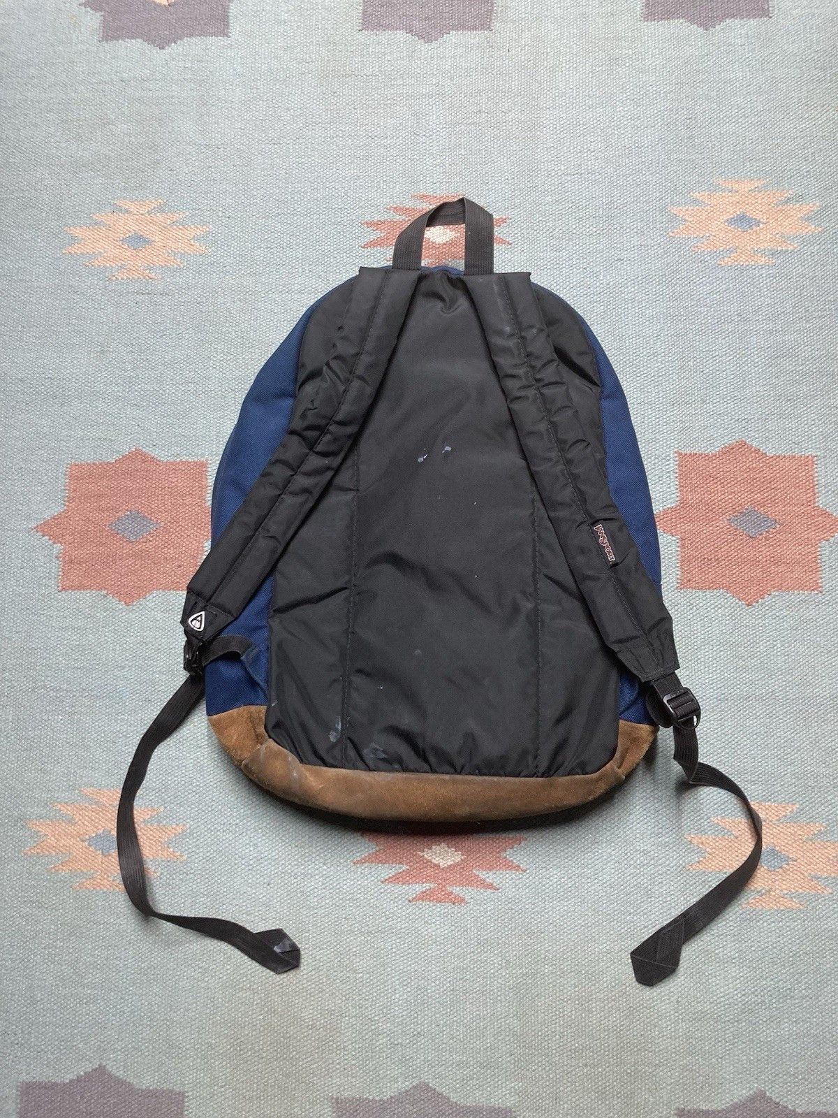 Vintage Jansport originals backpack suede leather bottom 3 pocket Size ONE SIZE - 7 Thumbnail