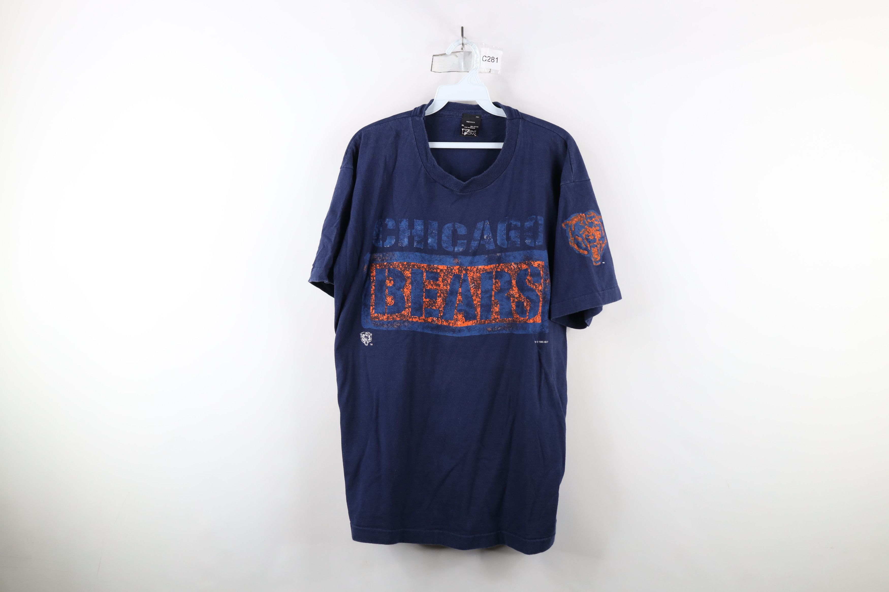 Vintage Vintage 90s Out Chicago Bears Football T-Shirt Blue USA Size US XL / EU 56 / 4 - 1 Thumbnail