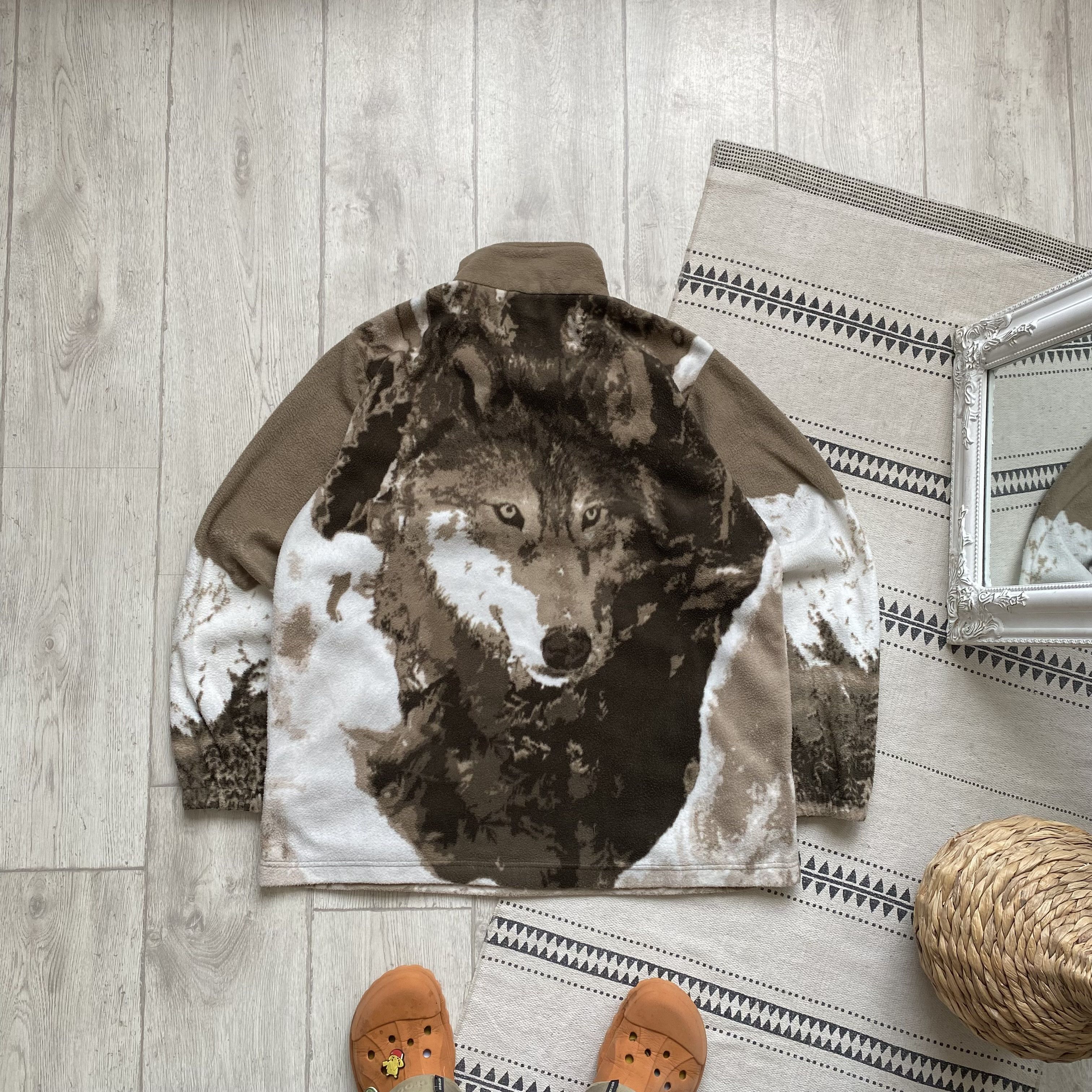 The Mountain 🐺 Vintage Wolf fleece outdoor sweater Supreme vibe Size US L / EU 52-54 / 3 - 7 Thumbnail