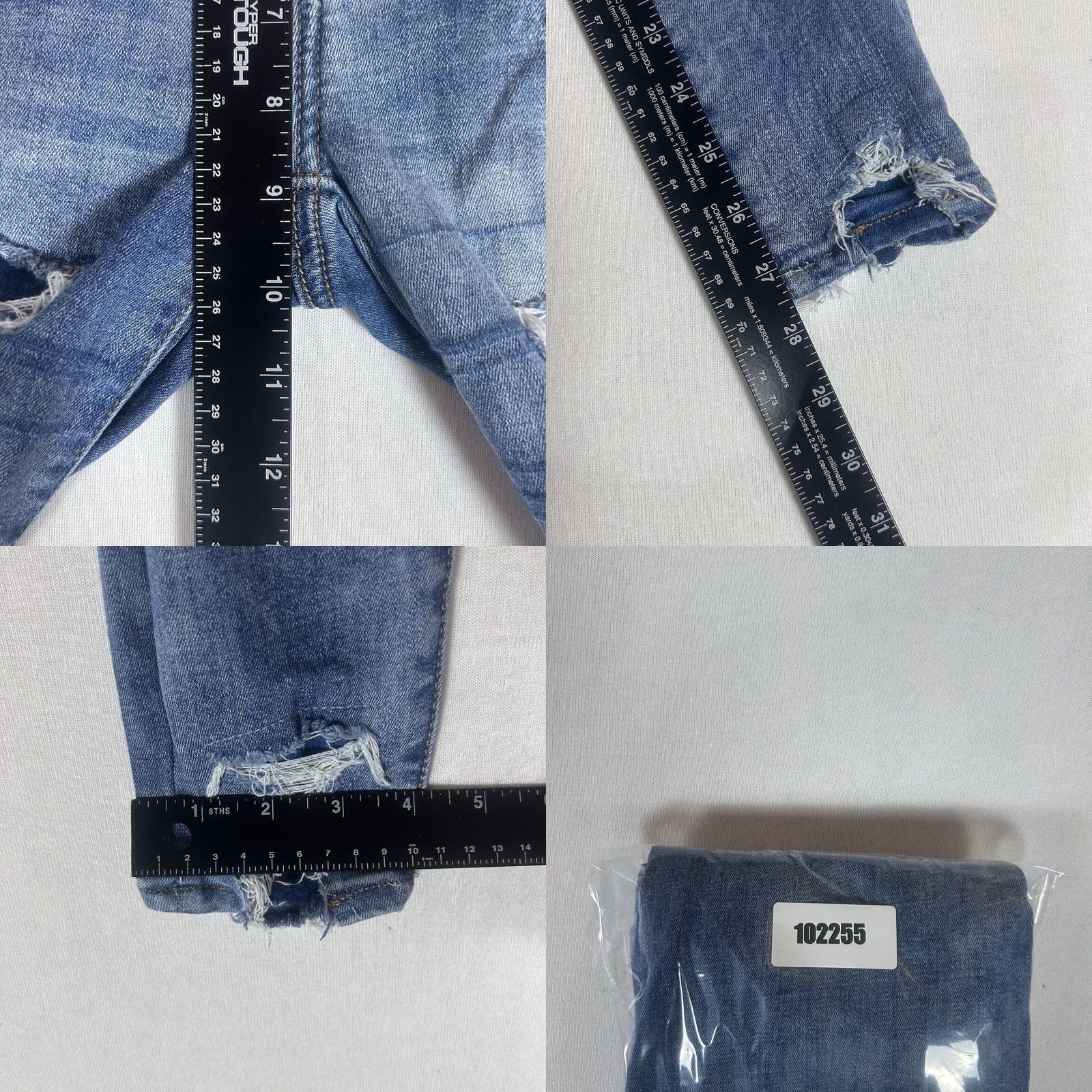 American Eagle Outfitters American Eagle Hi-Rise Jegging Jeans Women’s 00 Short Blue Next Level Stretch AE Size 25" / US 0 / IT 36 - 8 Thumbnail