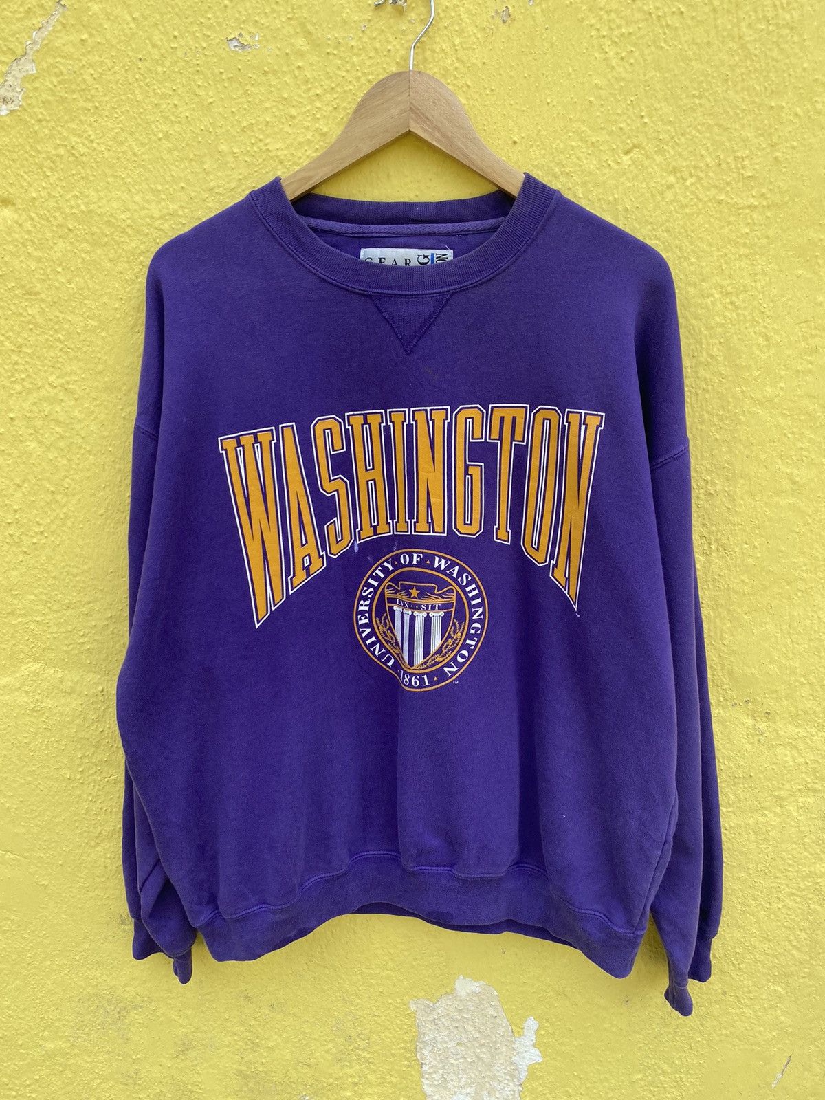 Vintage Vintage university of Washington sweatshirt Size US M / EU 48-50 / 2 - 5 Thumbnail