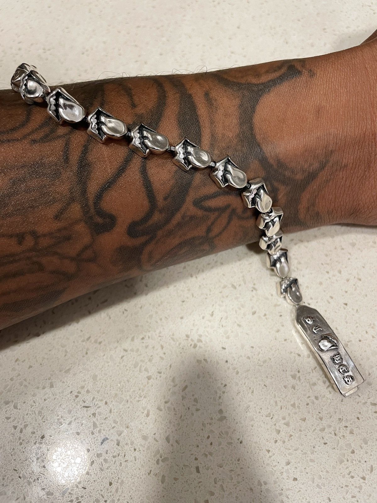 The Rolling Stones Chrome hearts Rolling Stones bracelet | Grailed