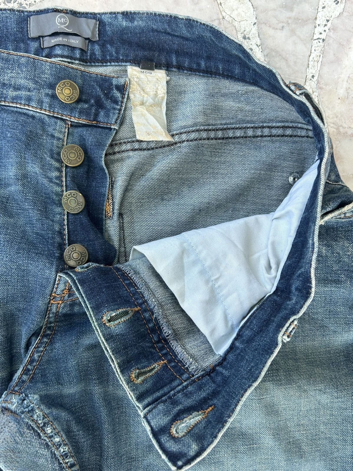 MCQ Alexander Mcqueen Vintage Swallow Pocket Jeans Size US 34 / EU 50 - 7 Thumbnail