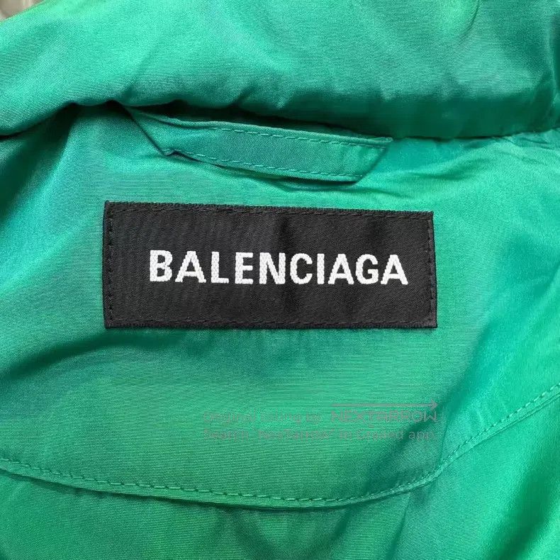 Balenciaga Balenciaga Green Logo Coach Jacket Size US S / EU 44-46 / 1 - 4 Thumbnail