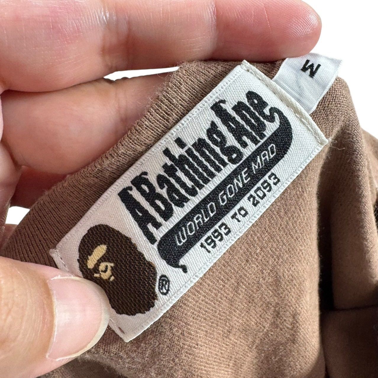 Bape BAPE animals brown TEE Size US M / EU 48-50 / 2 - 2 Thumbnail